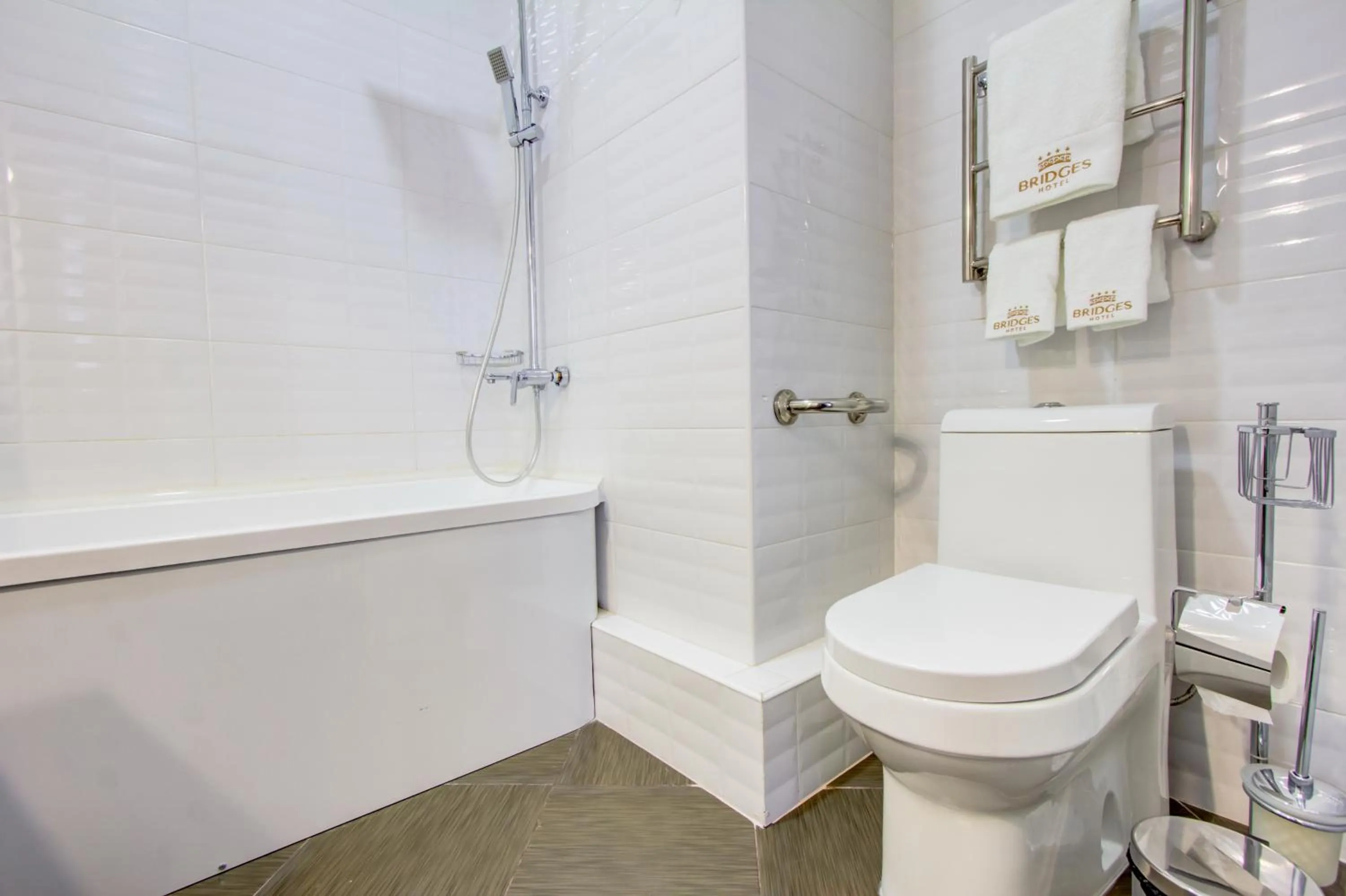 Toilet in Hotel Bridges Bishkek