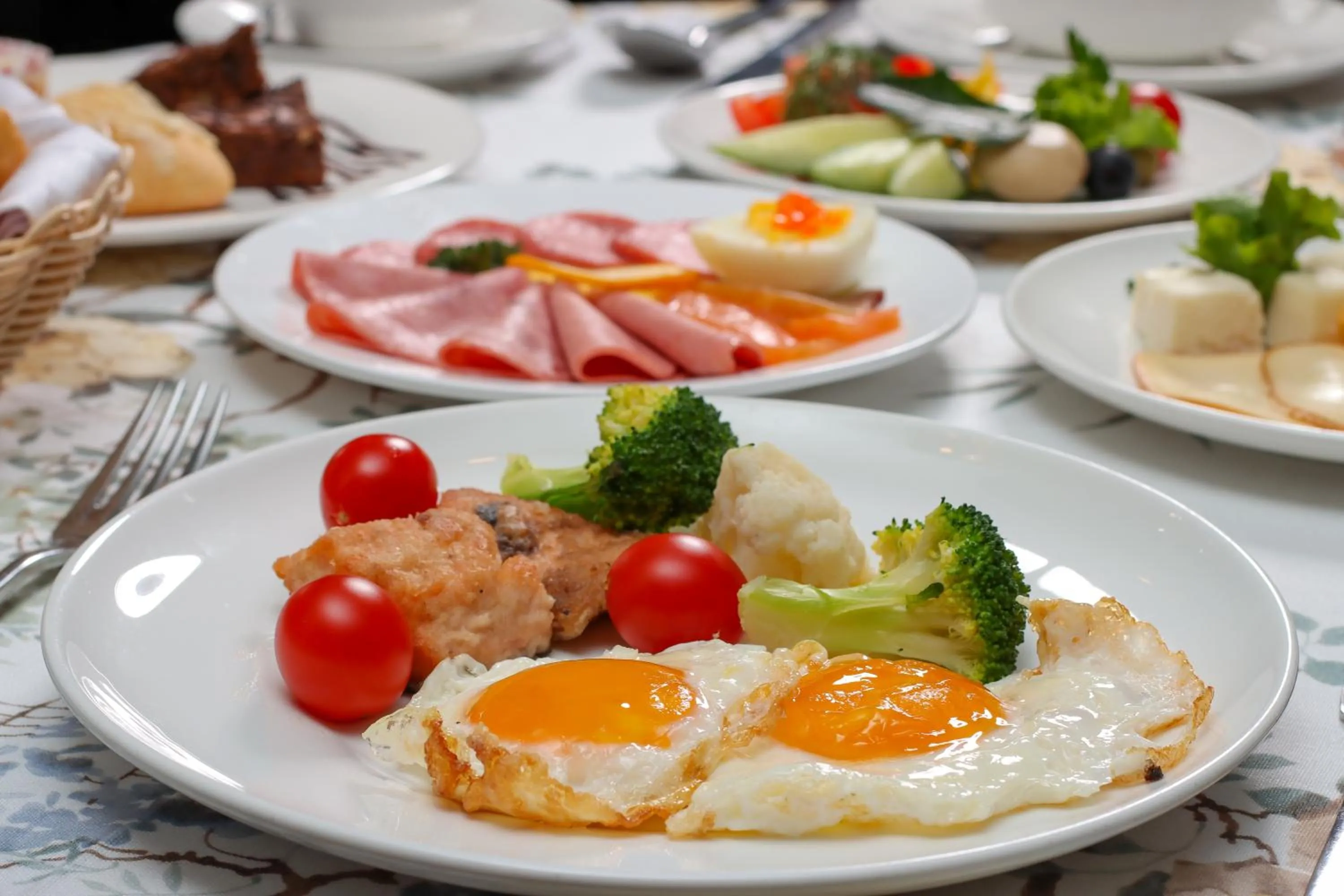 Breakfast in Hotel Bridges Bishkek