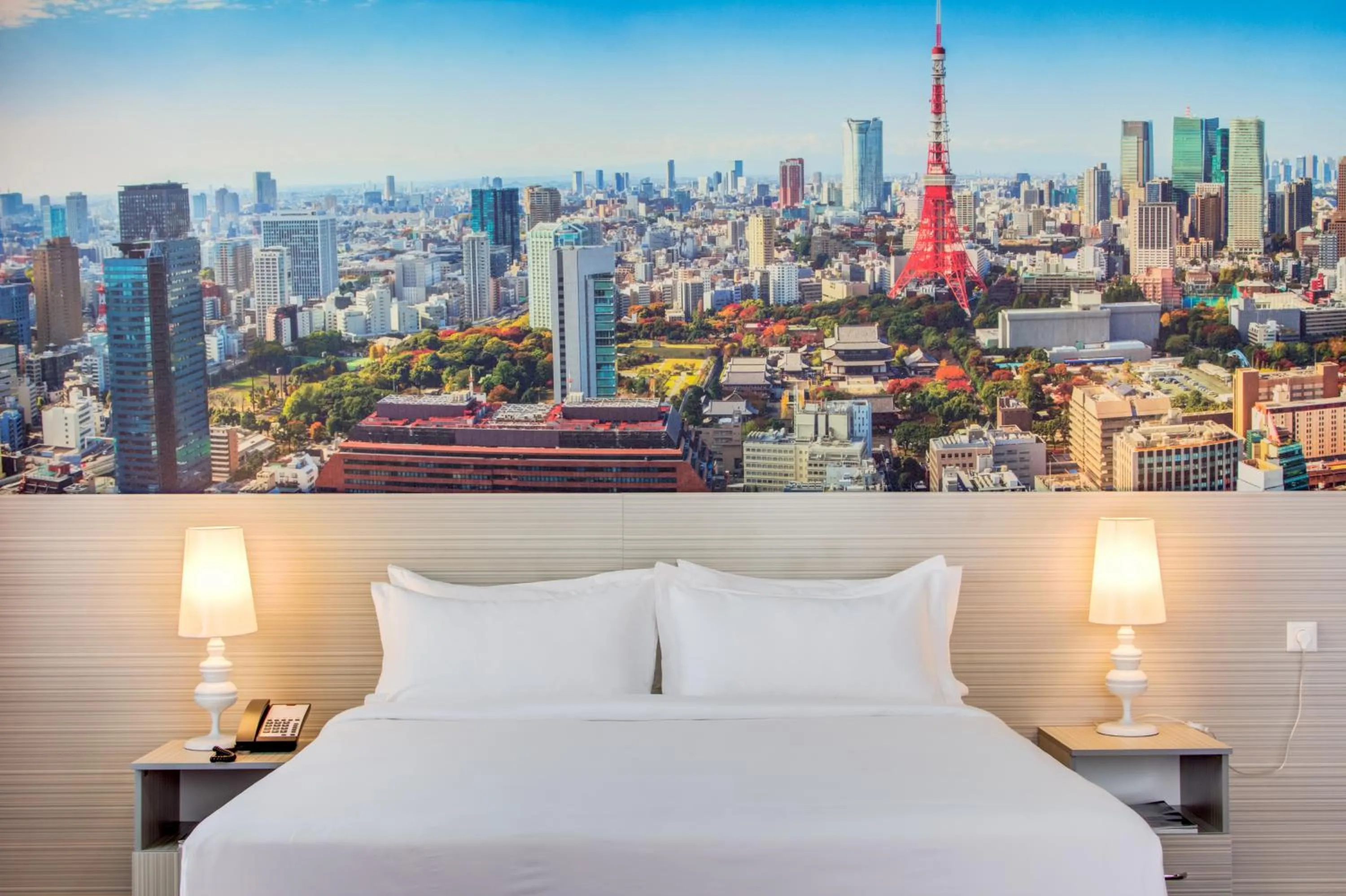 Bed in Hotel Bridges Bishkek