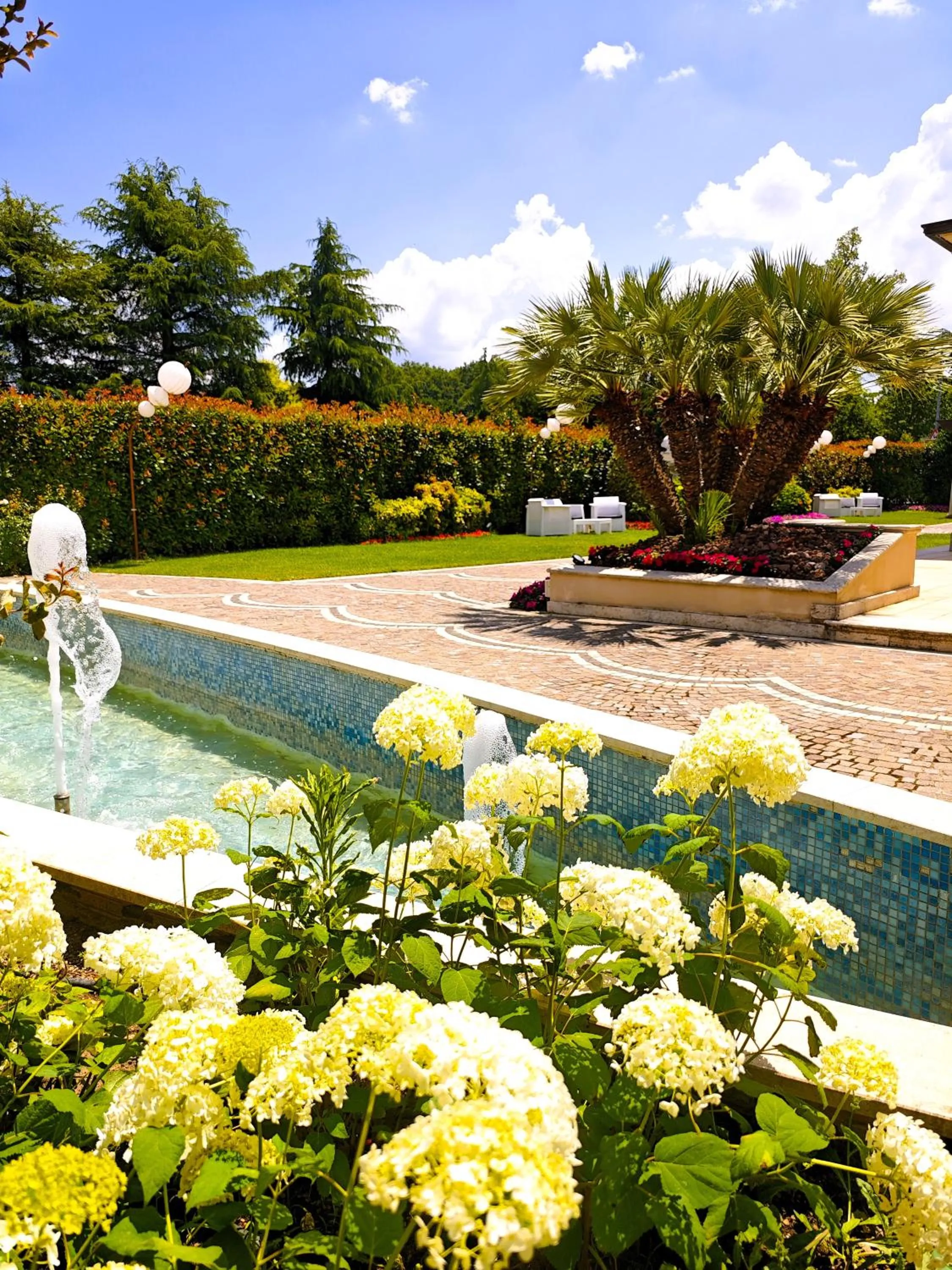 Garden view in Regina di Saba - Hotel Villa per ricevimenti