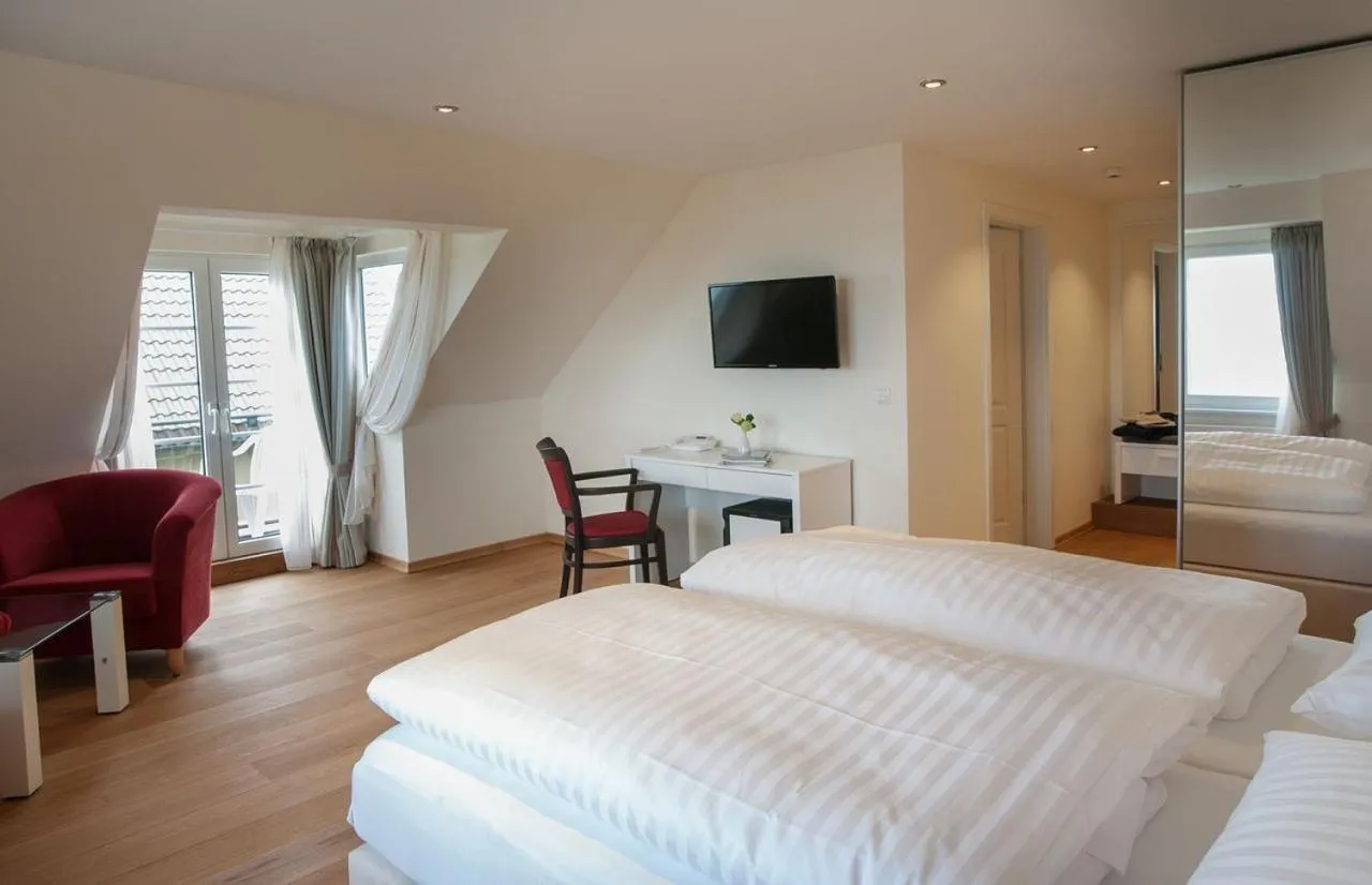 Bed in Hotel Haus am Meer