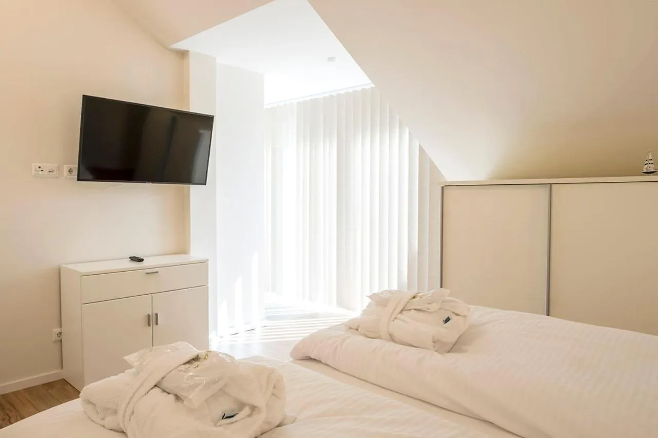 Bedroom, Bed in Hotel Haus am Meer