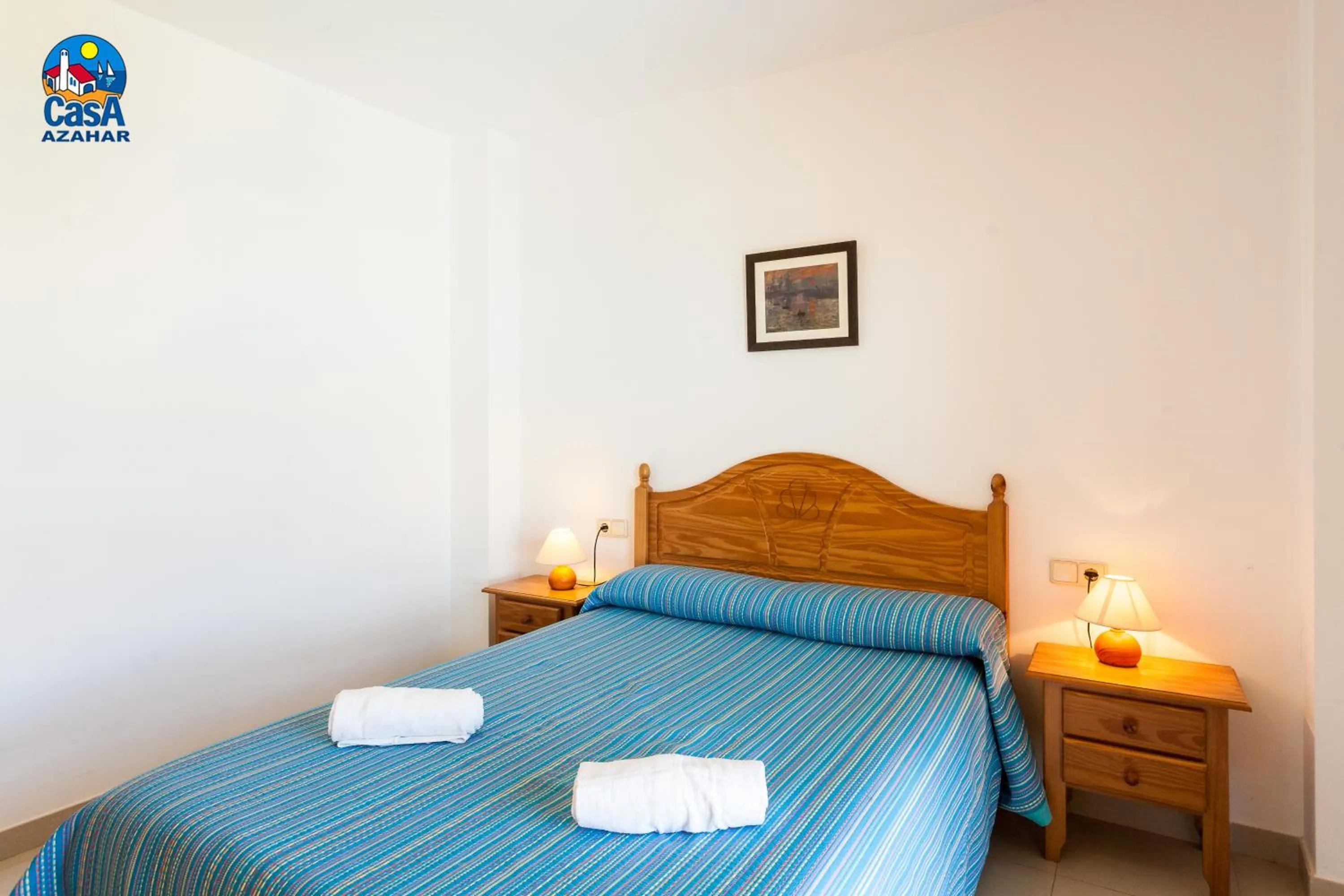 Bed in Apartamentos Bovalar Casa Azahar