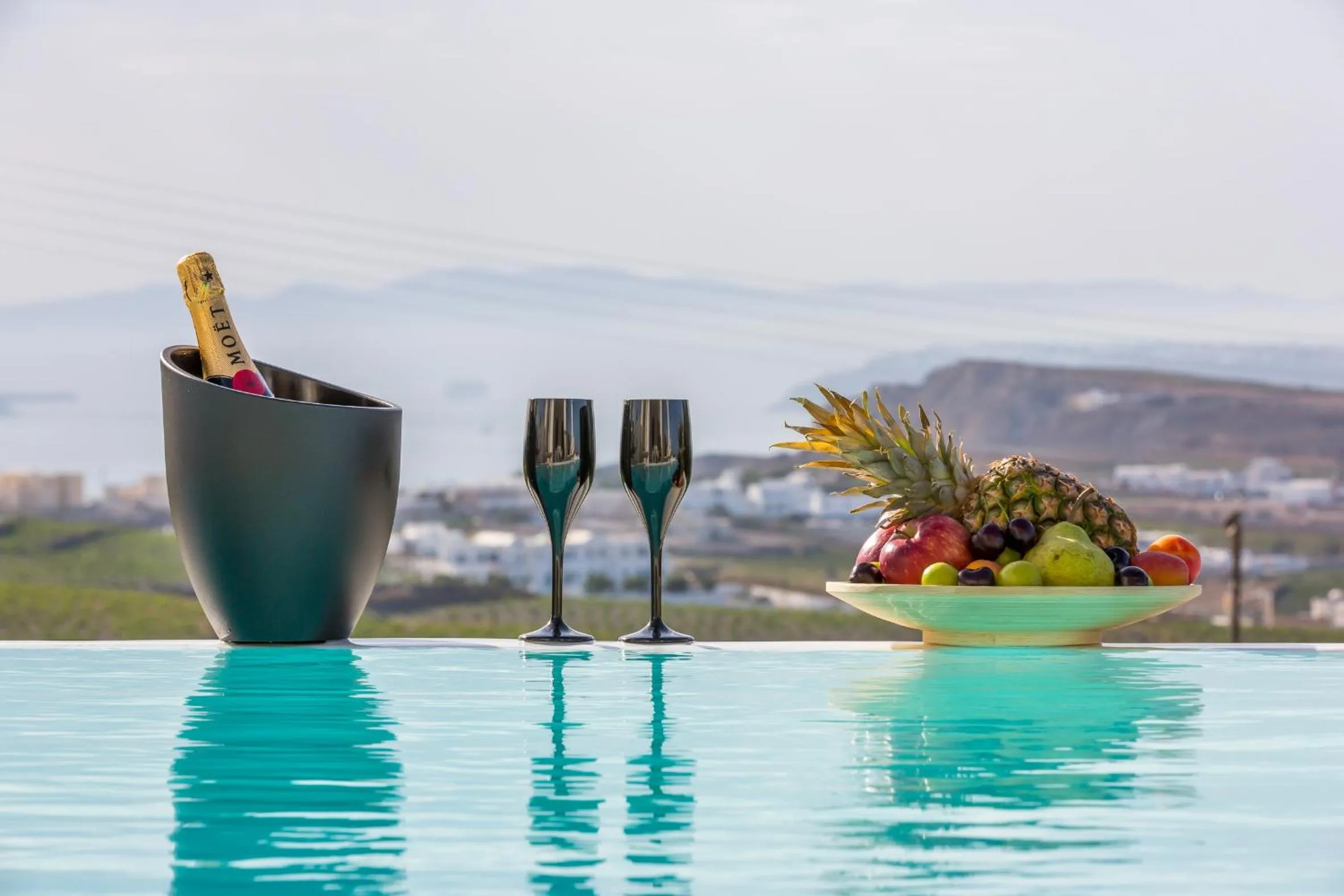 Pool view in White Orchid Villa