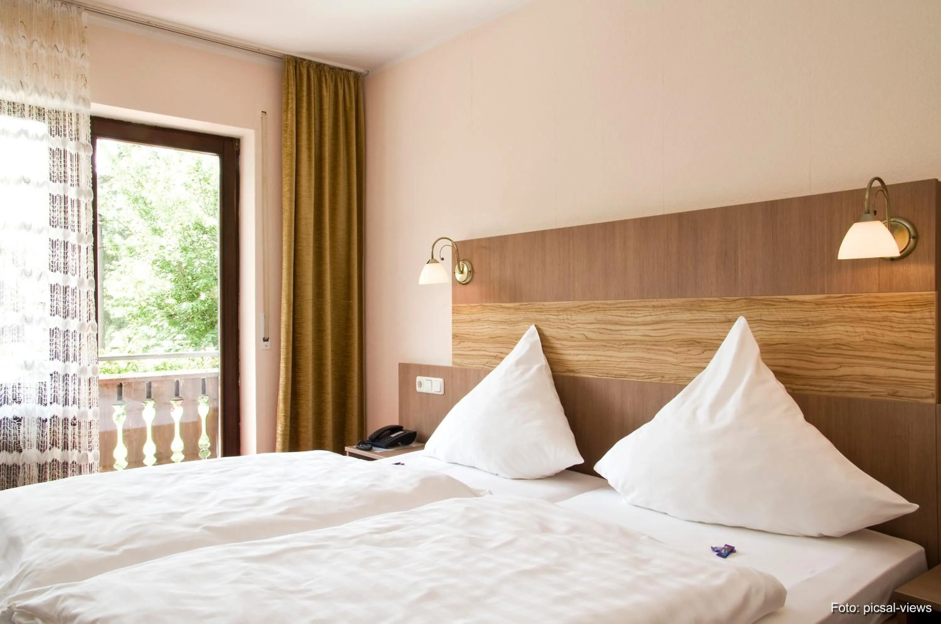 Bed in Gasthof & Landhotel Ohrnbachtal