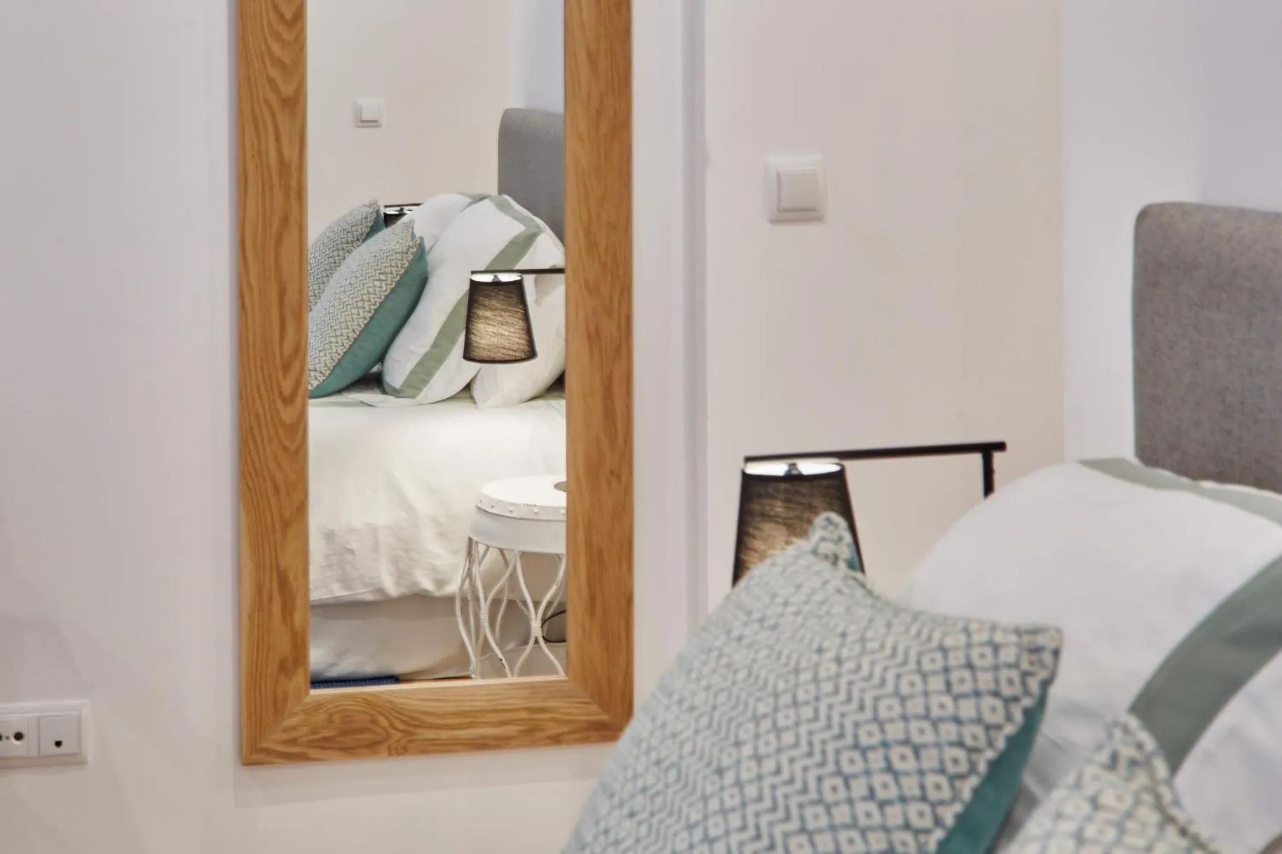 Bed in Apartamentos Orfas