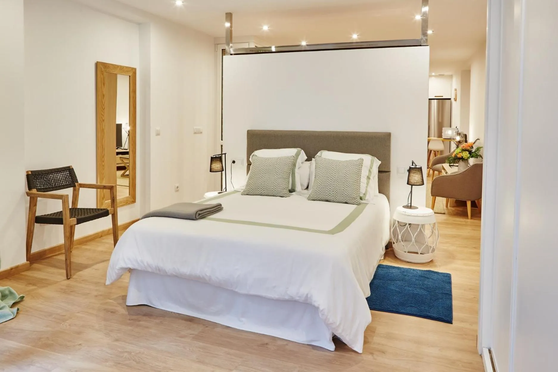 Bed in Apartamentos Orfas