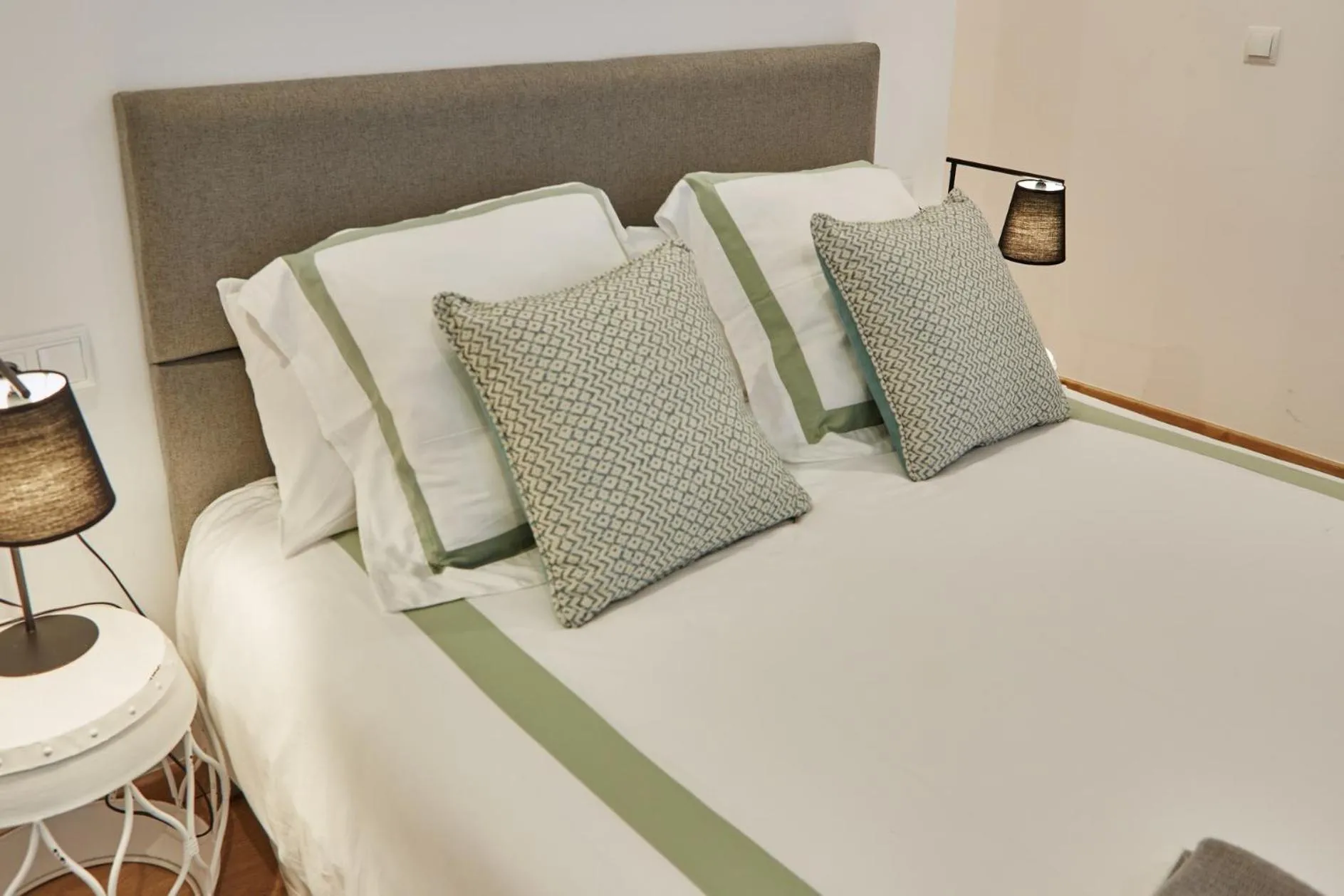 Bed in Apartamentos Orfas