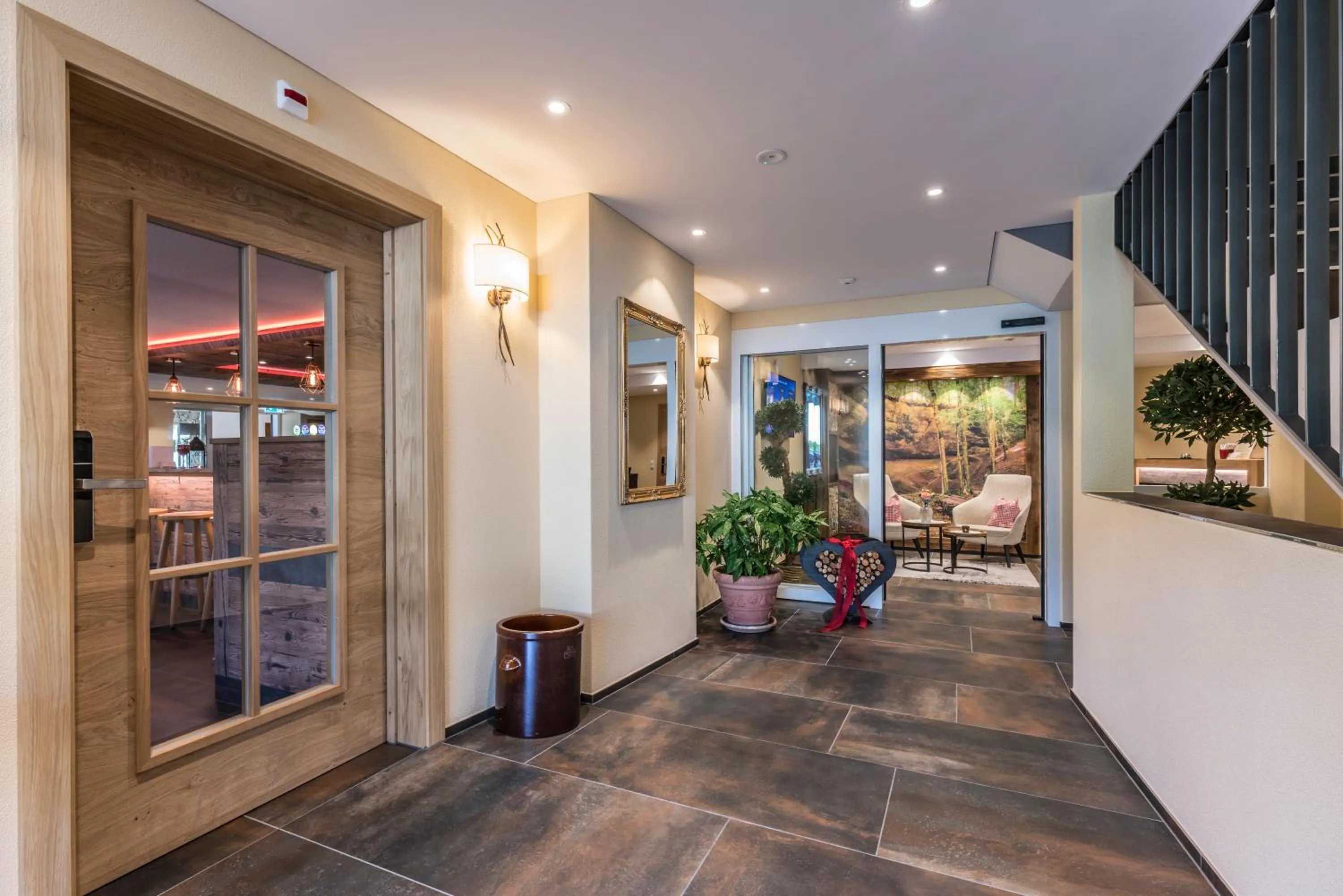 Lobby or reception in Hotel Gibswilerstube