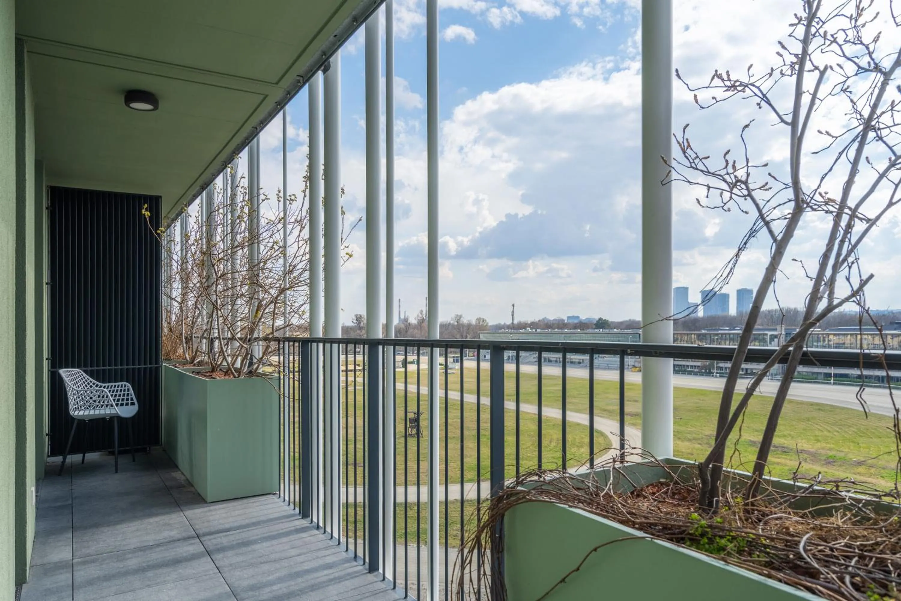 Balcony/Terrace in easy-flat Grüner Prater - Balcony Apartments near Metro