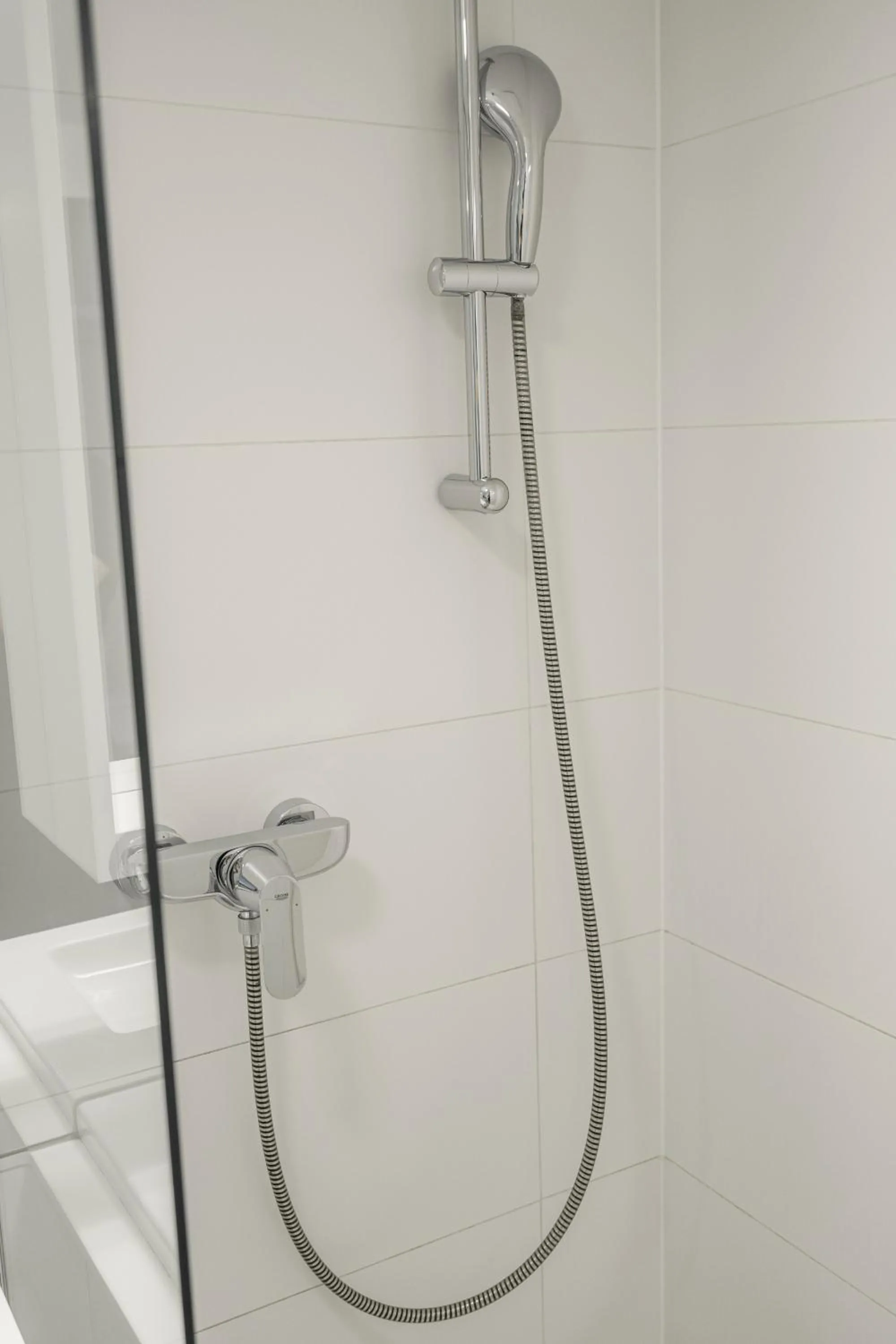 Shower in easy-flat Grüner Prater - Balcony Apartments near Metro