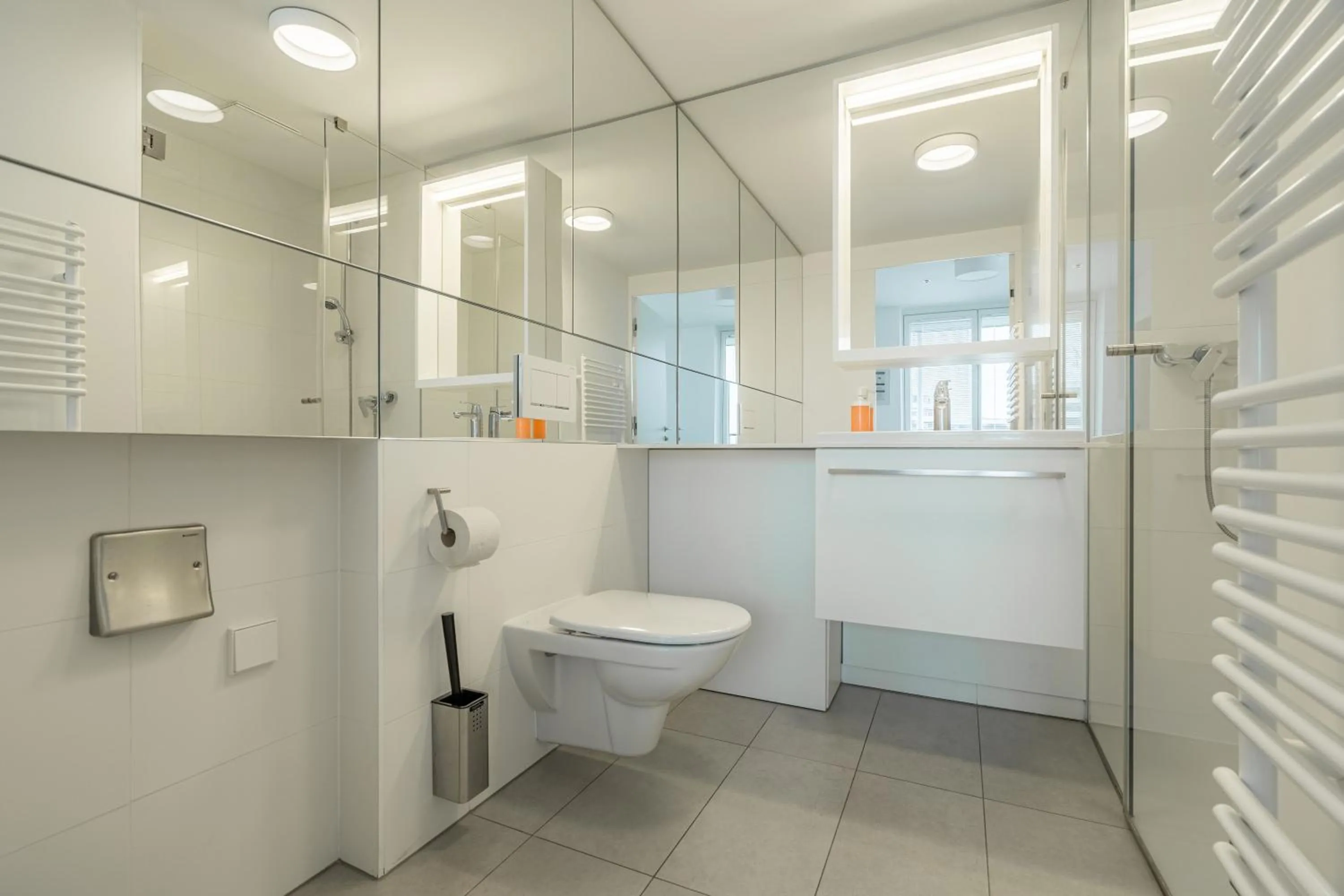Bathroom in easy-flat Grüner Prater - Balcony Apartments near Metro