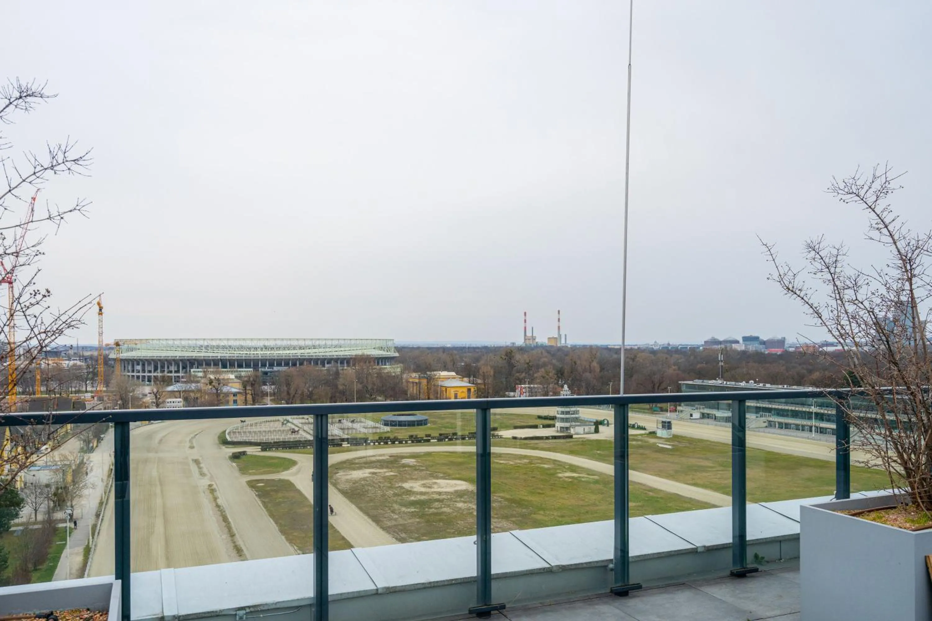 Natural landscape in easy-flat Grüner Prater - Balcony Apartments near Metro