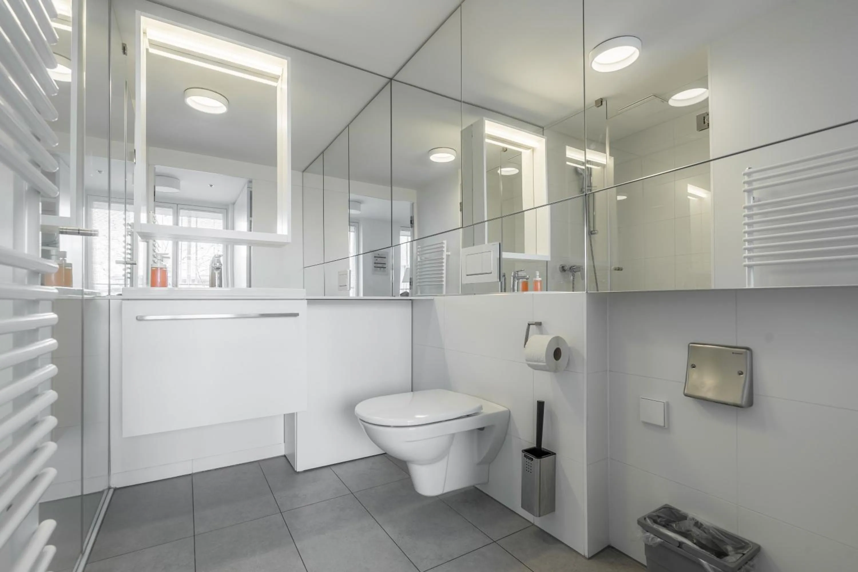 Bathroom in easy-flat Grüner Prater - Balcony Apartments near Metro