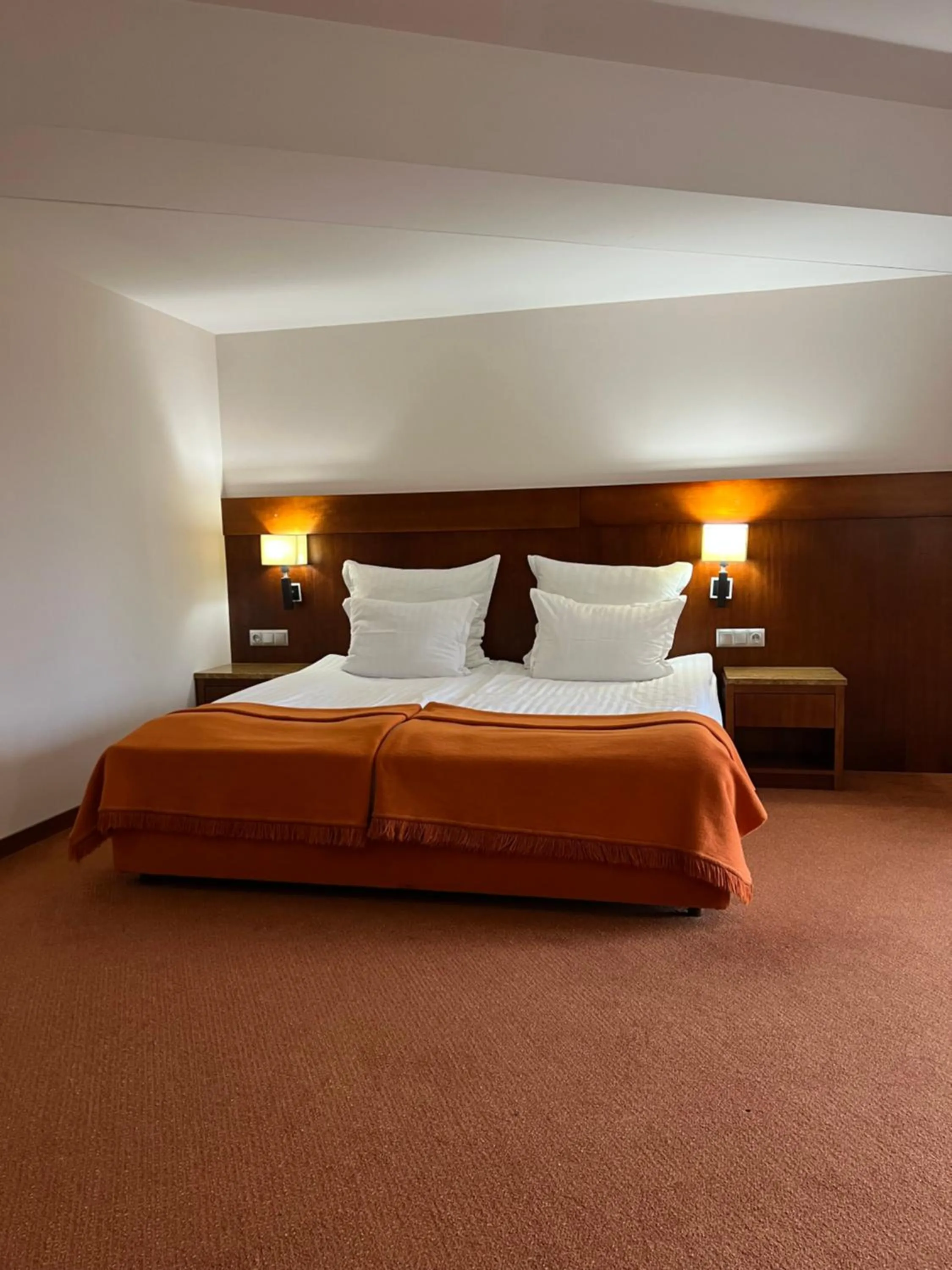 Bed in Hotel Amadeus