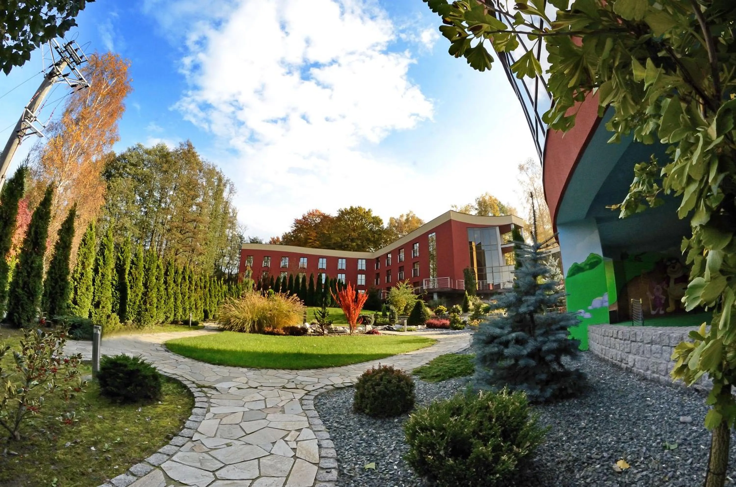 Garden in Hotel Amadeus