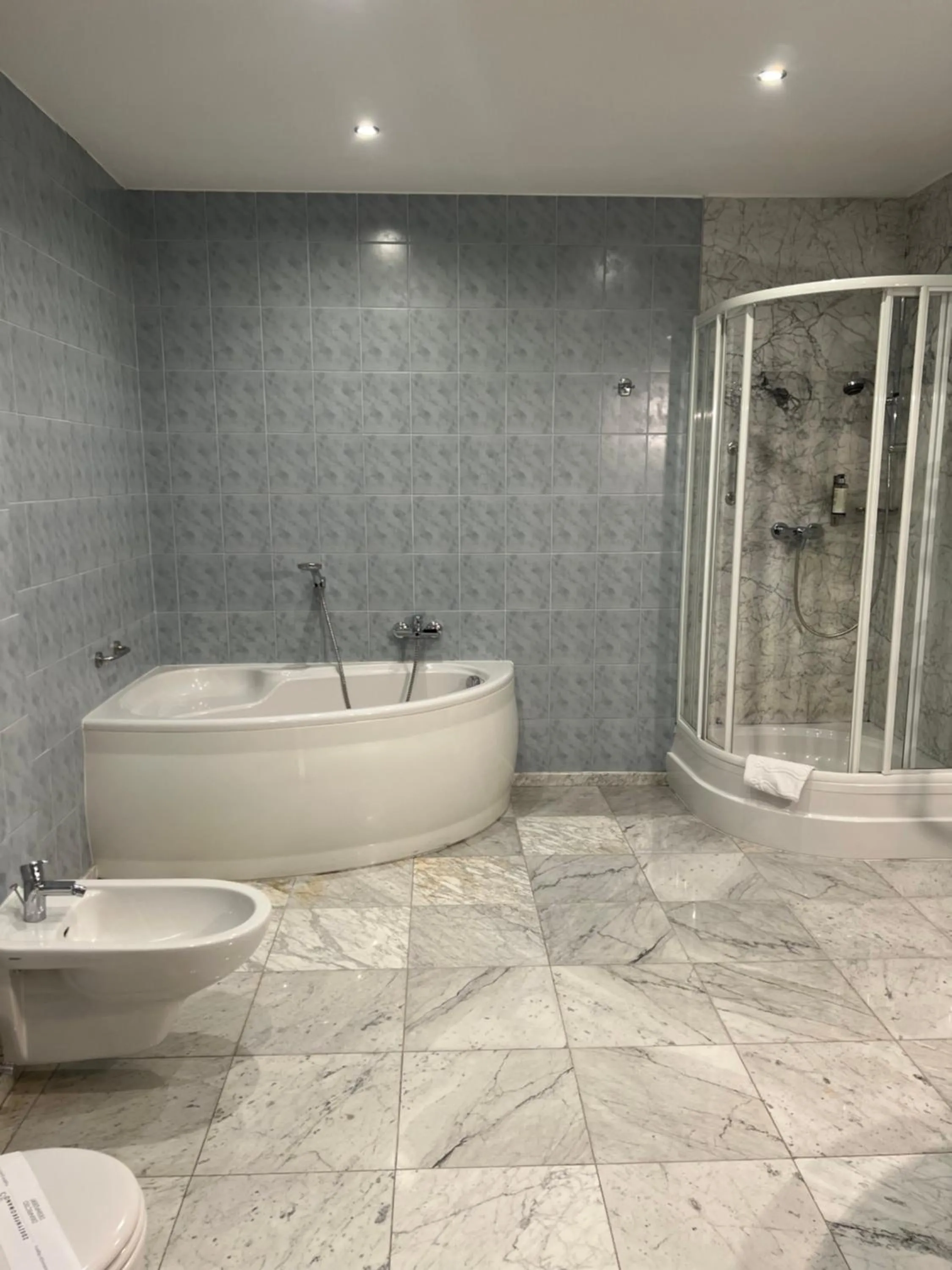 Shower in Hotel Amadeus