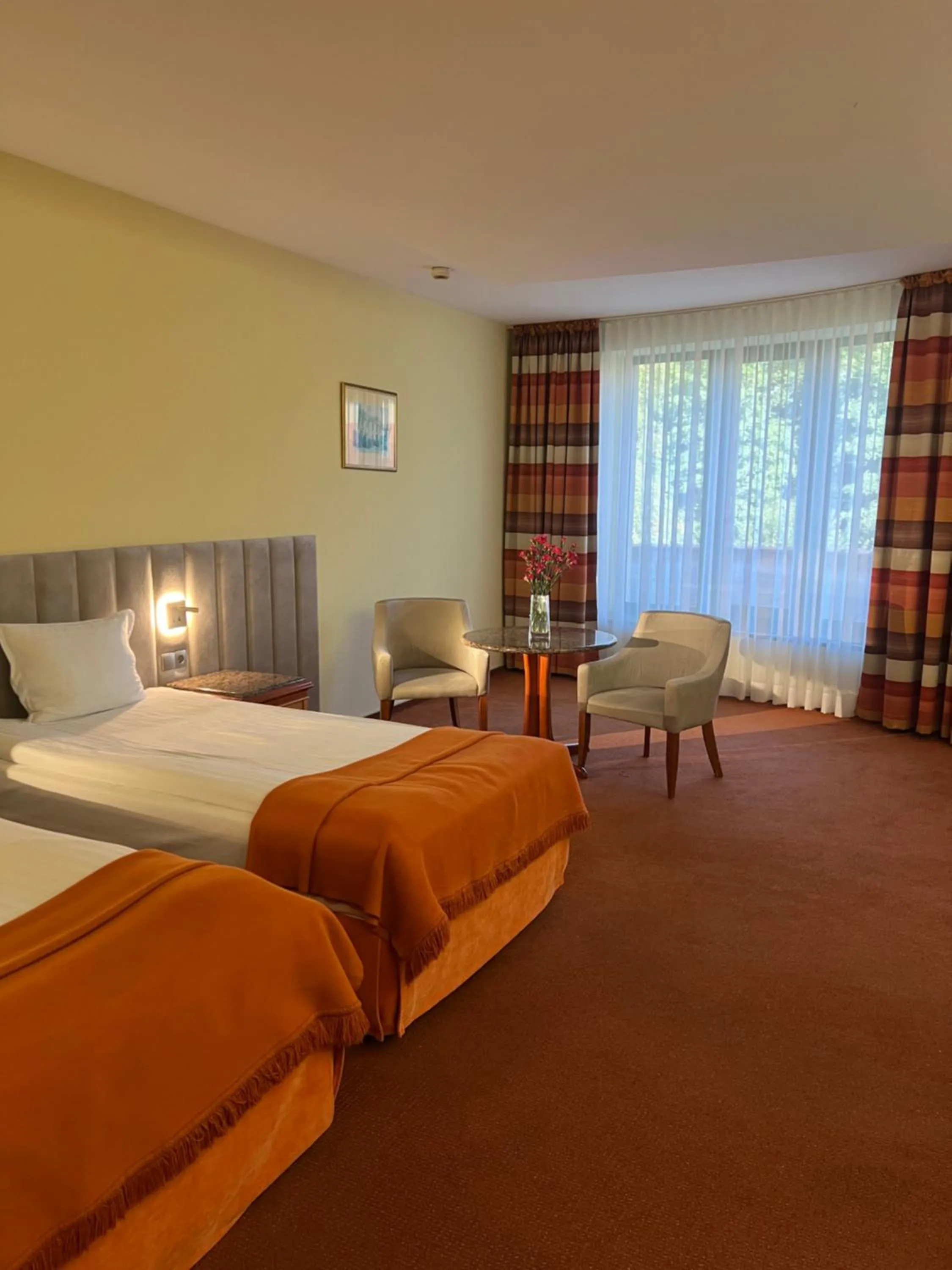 Bed in Hotel Amadeus