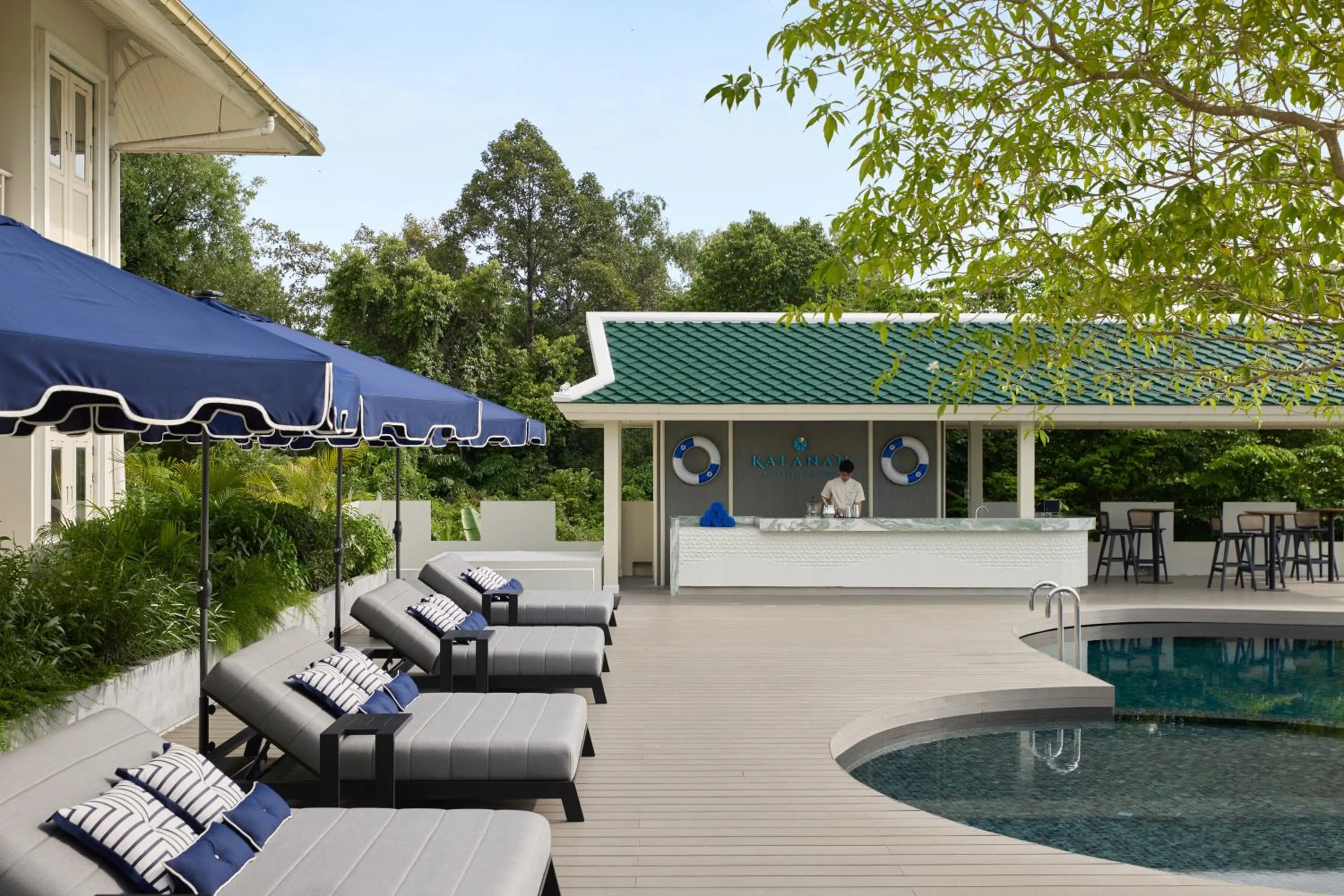 Swimming pool in Kalanan Riverside Resort