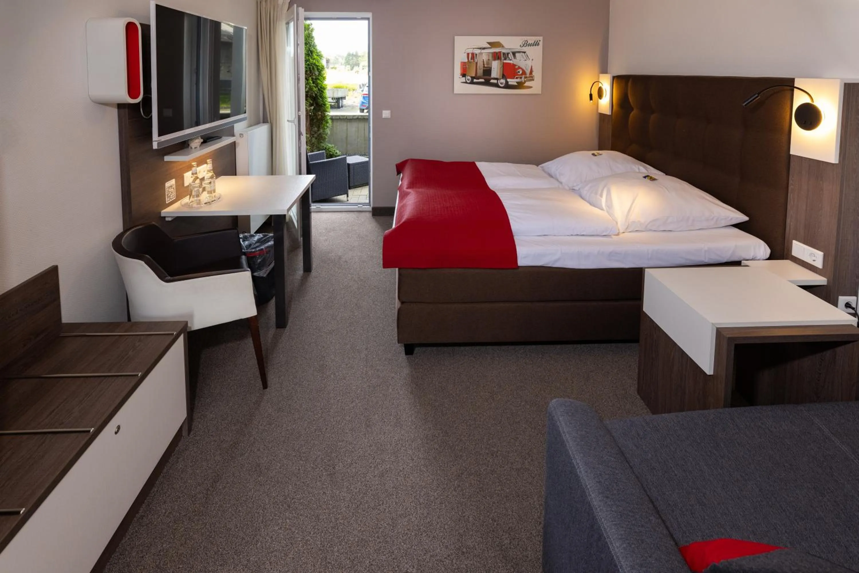 TV and multimedia, Bed in Hotel Gasthof Handewitt