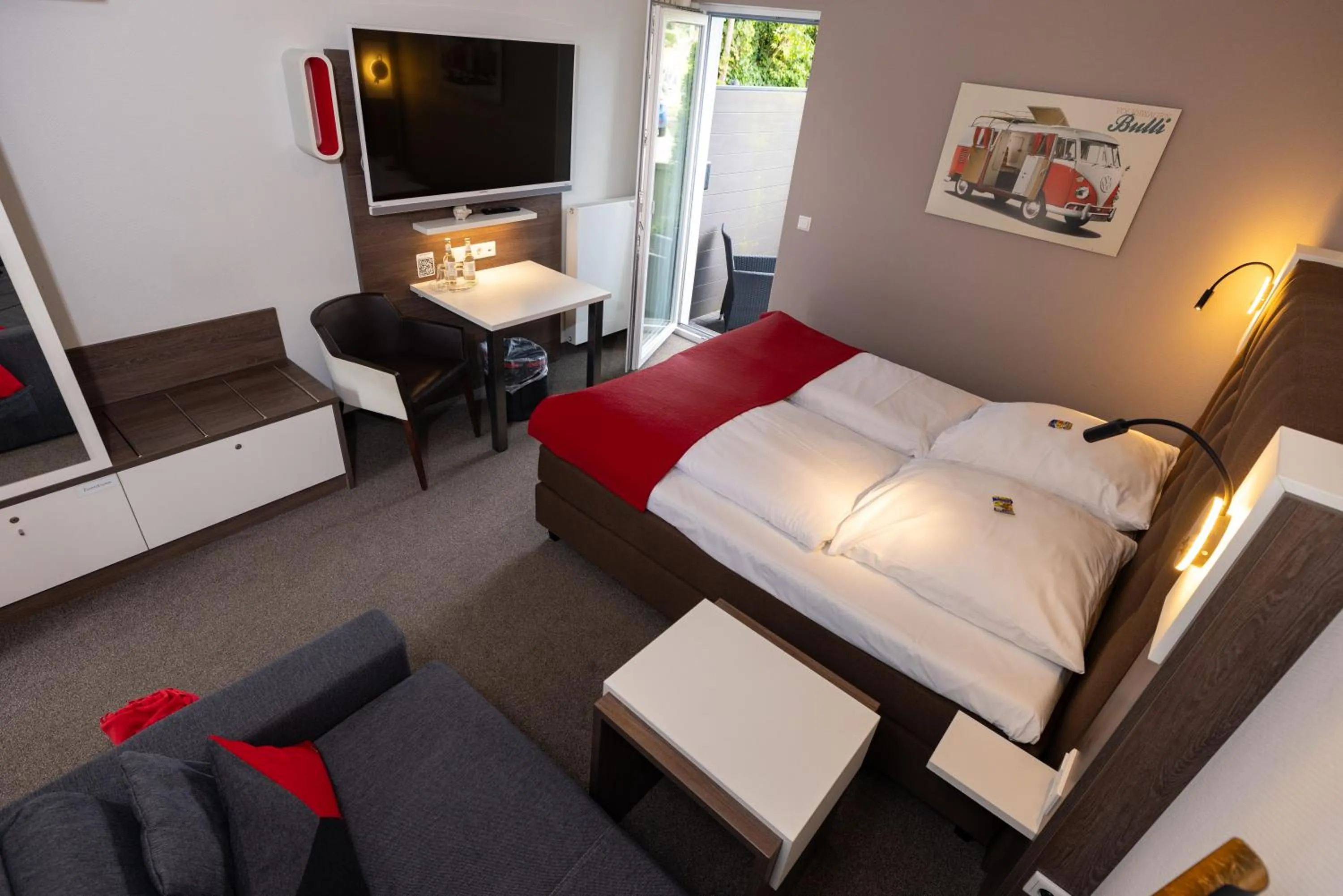 TV and multimedia, Bed in Hotel Gasthof Handewitt