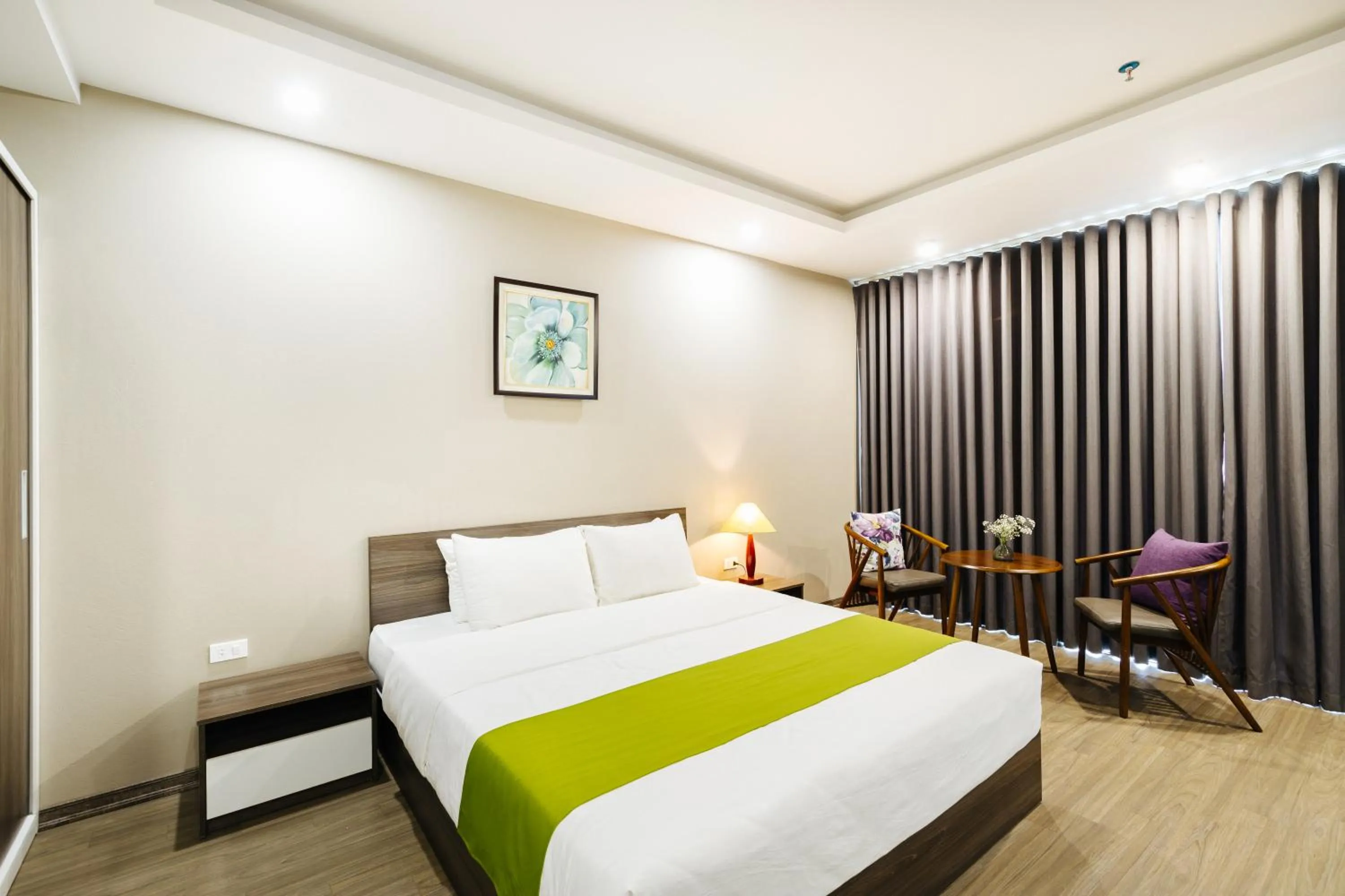 Bed in Hana 2 Apartment & Hotel Bac Ninh
