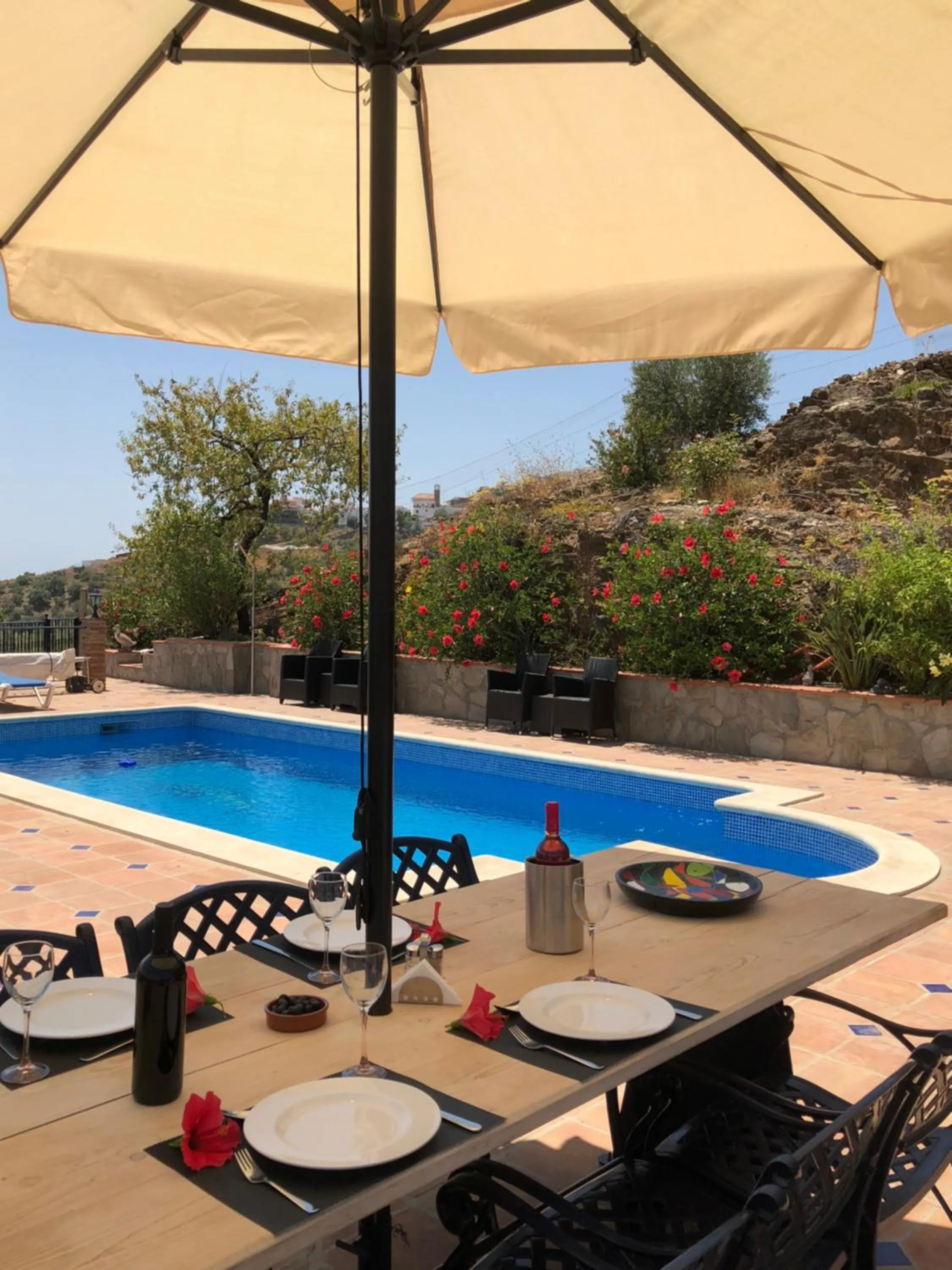 Balcony/Terrace in B&B Villa Archez