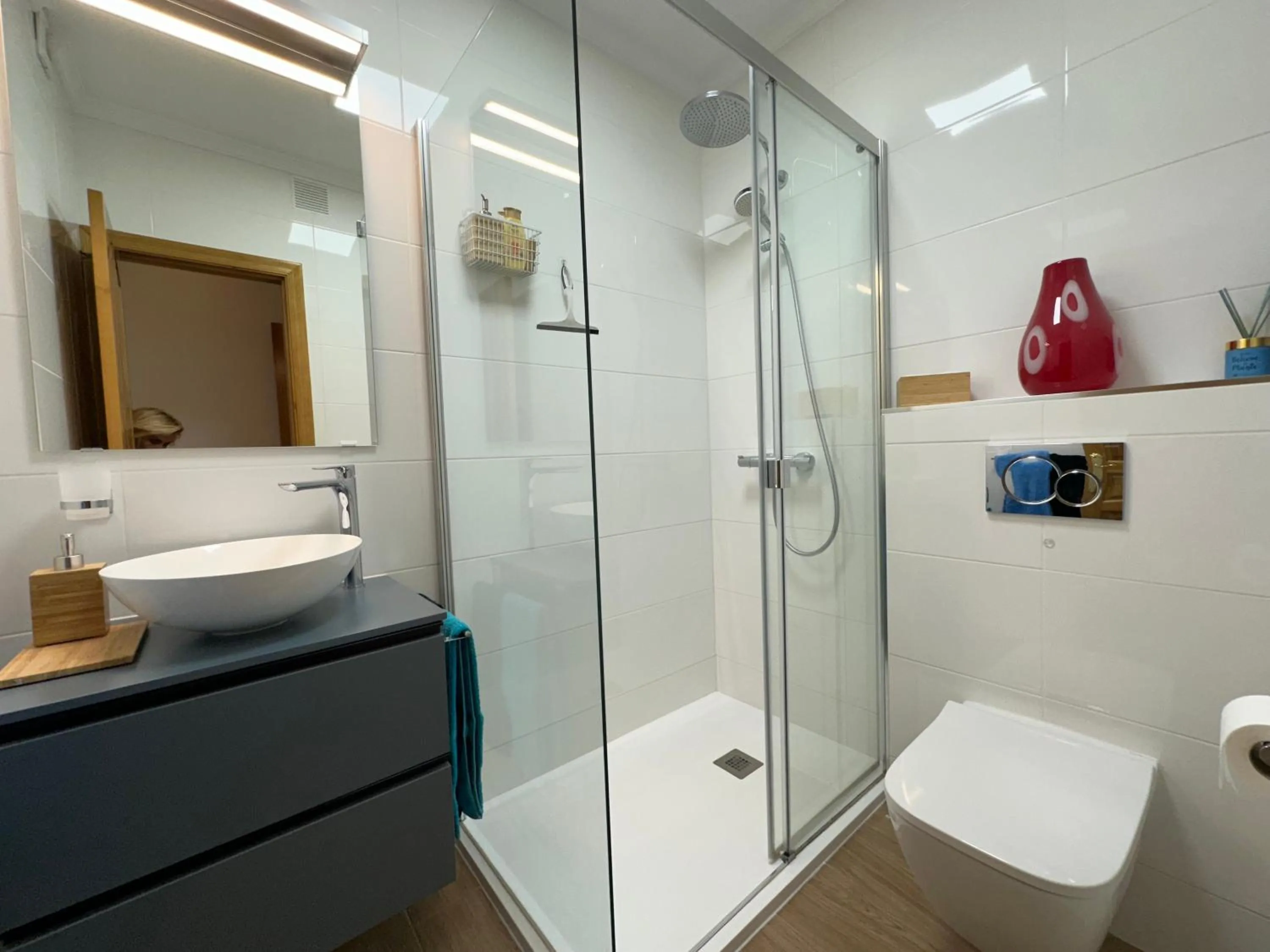 Shower in B&B Villa Archez