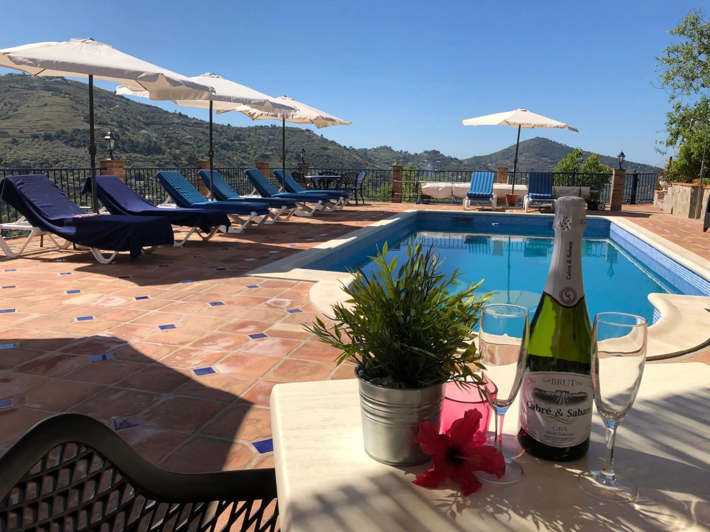 Balcony/Terrace in B&B Villa Archez