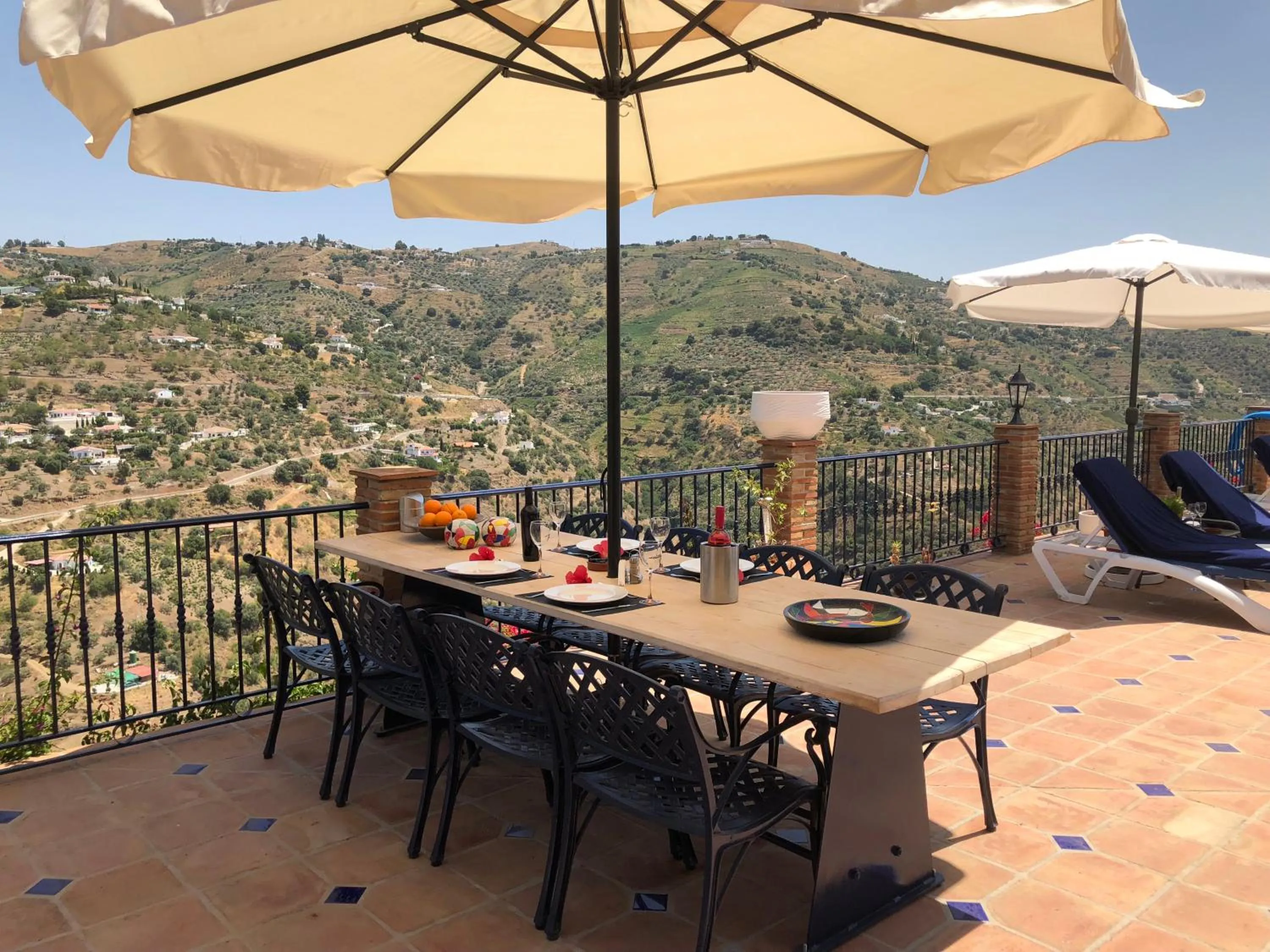 Balcony/Terrace in B&B Villa Archez