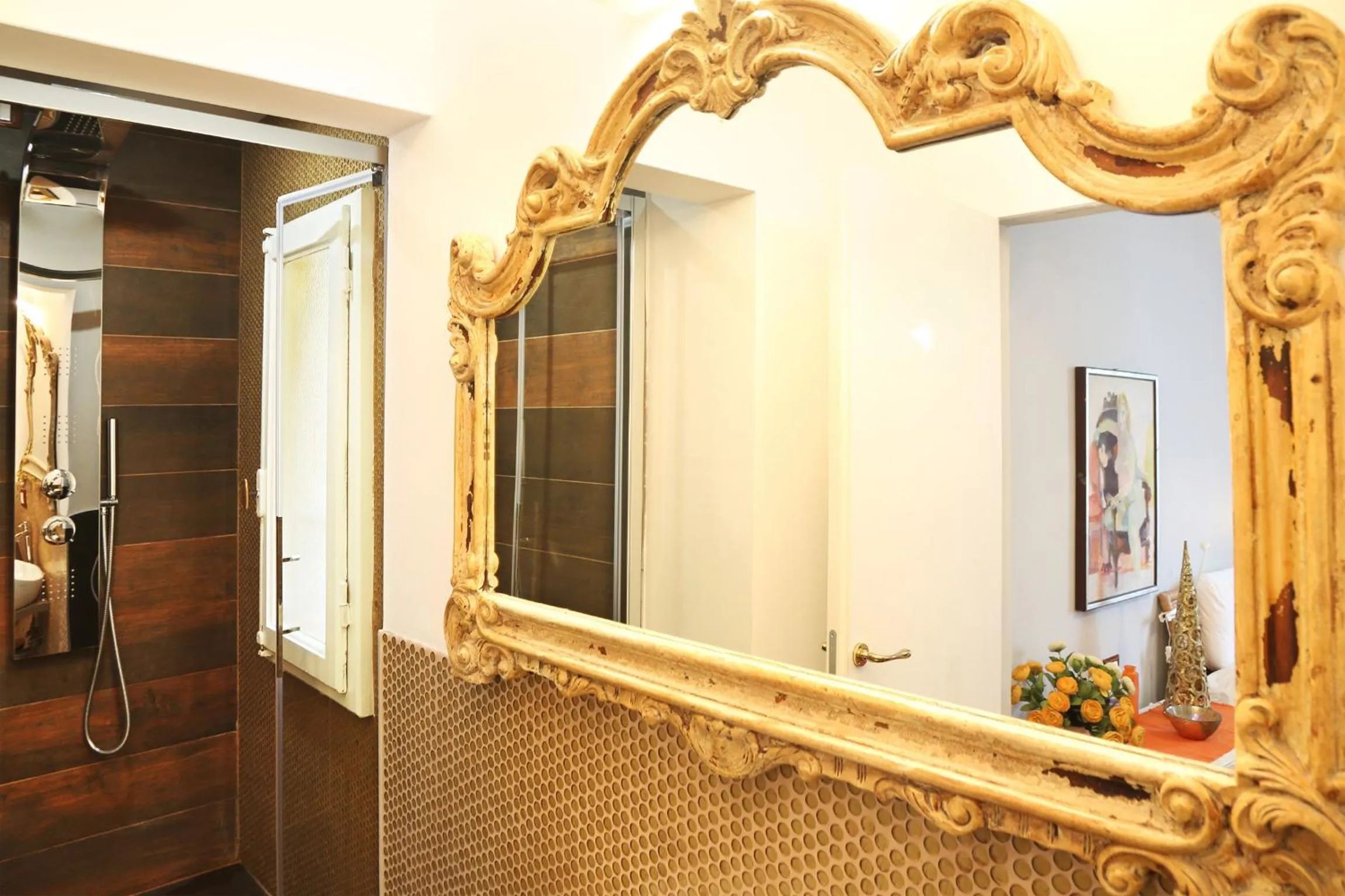 Shower in Artemente Florence B&B