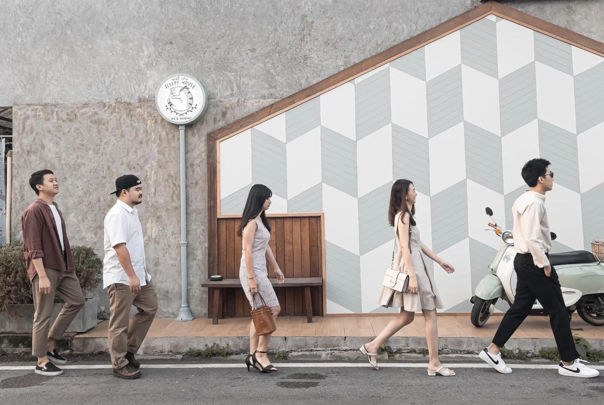 People in Sleepy House Chiang Rai