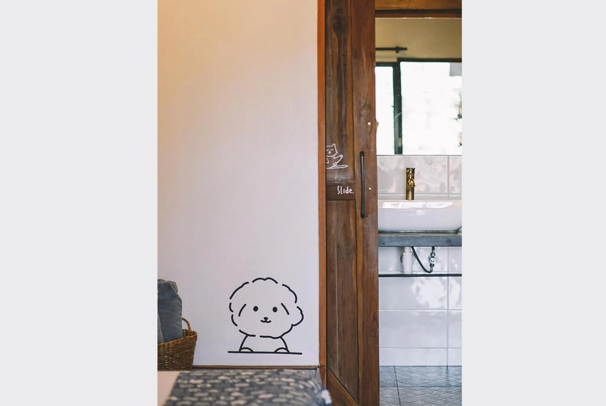 Decorative detail in Sleepy House Chiang Rai