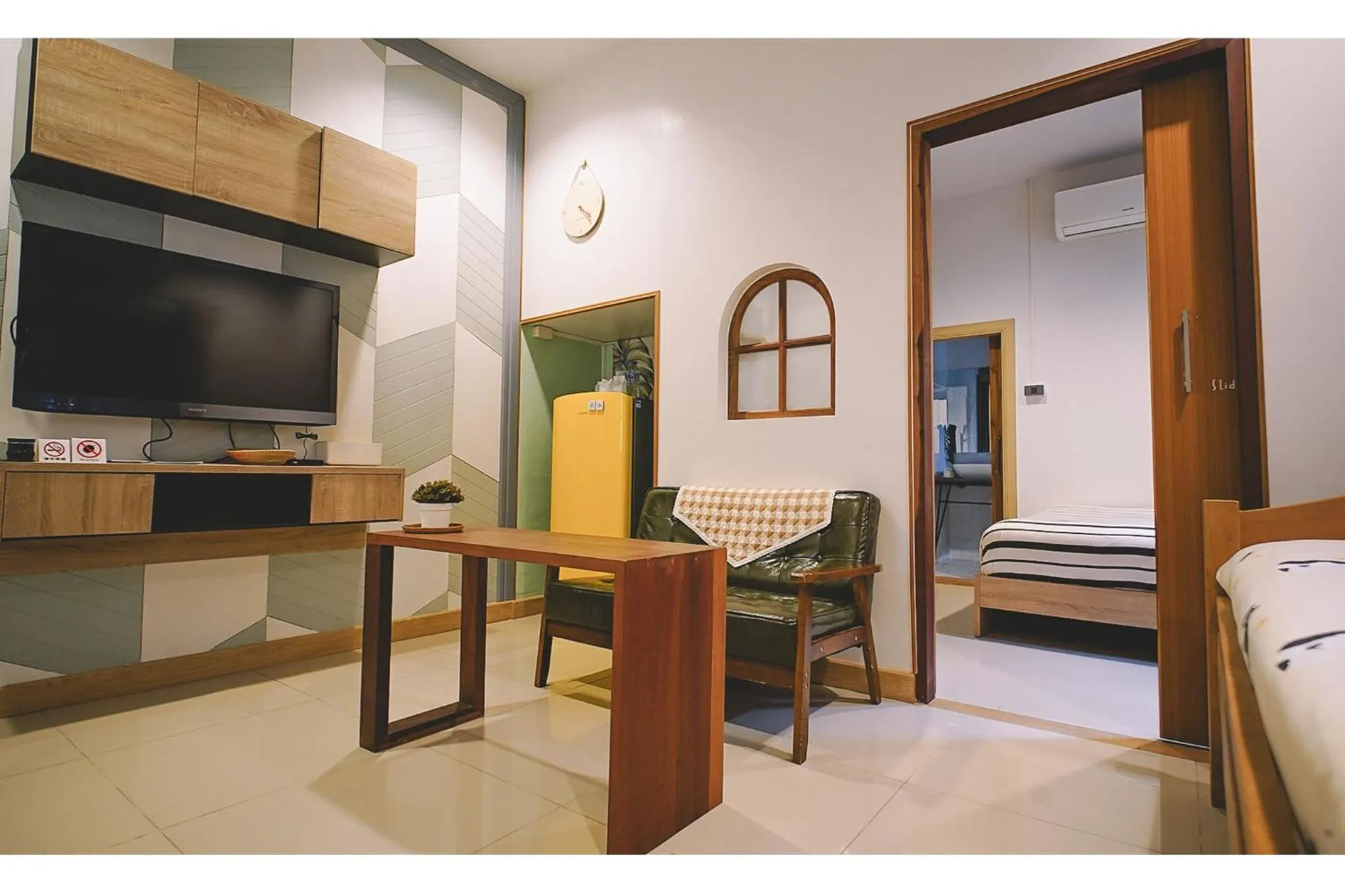 Bed in Sleepy House Chiang Rai