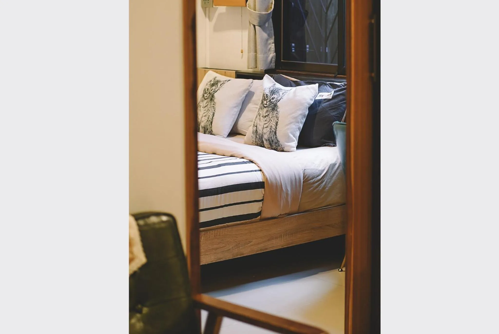 Bed in Sleepy House Chiang Rai