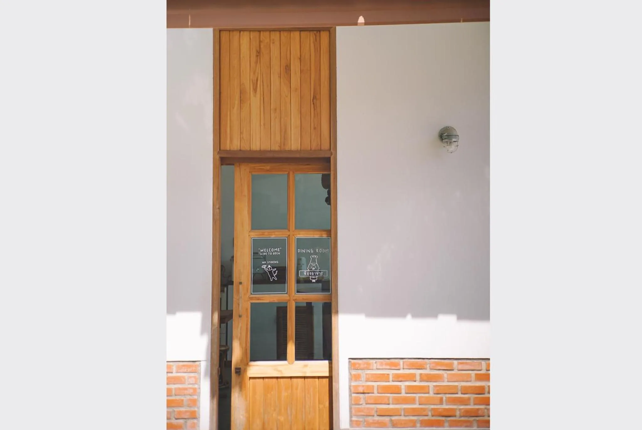 Seating area in Sleepy House Chiang Rai
