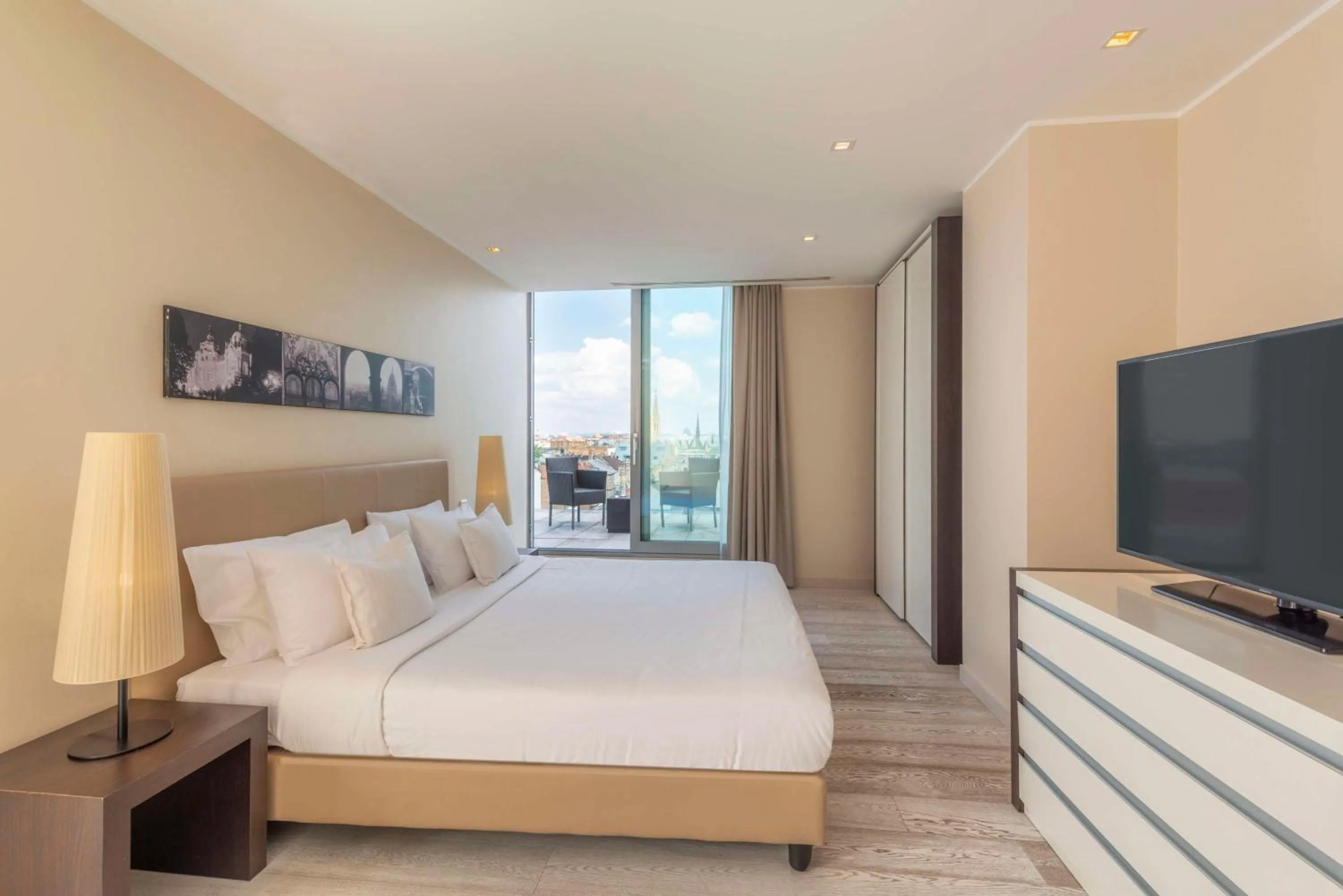 Bedroom, Bed in NH Collection Budapest City Center