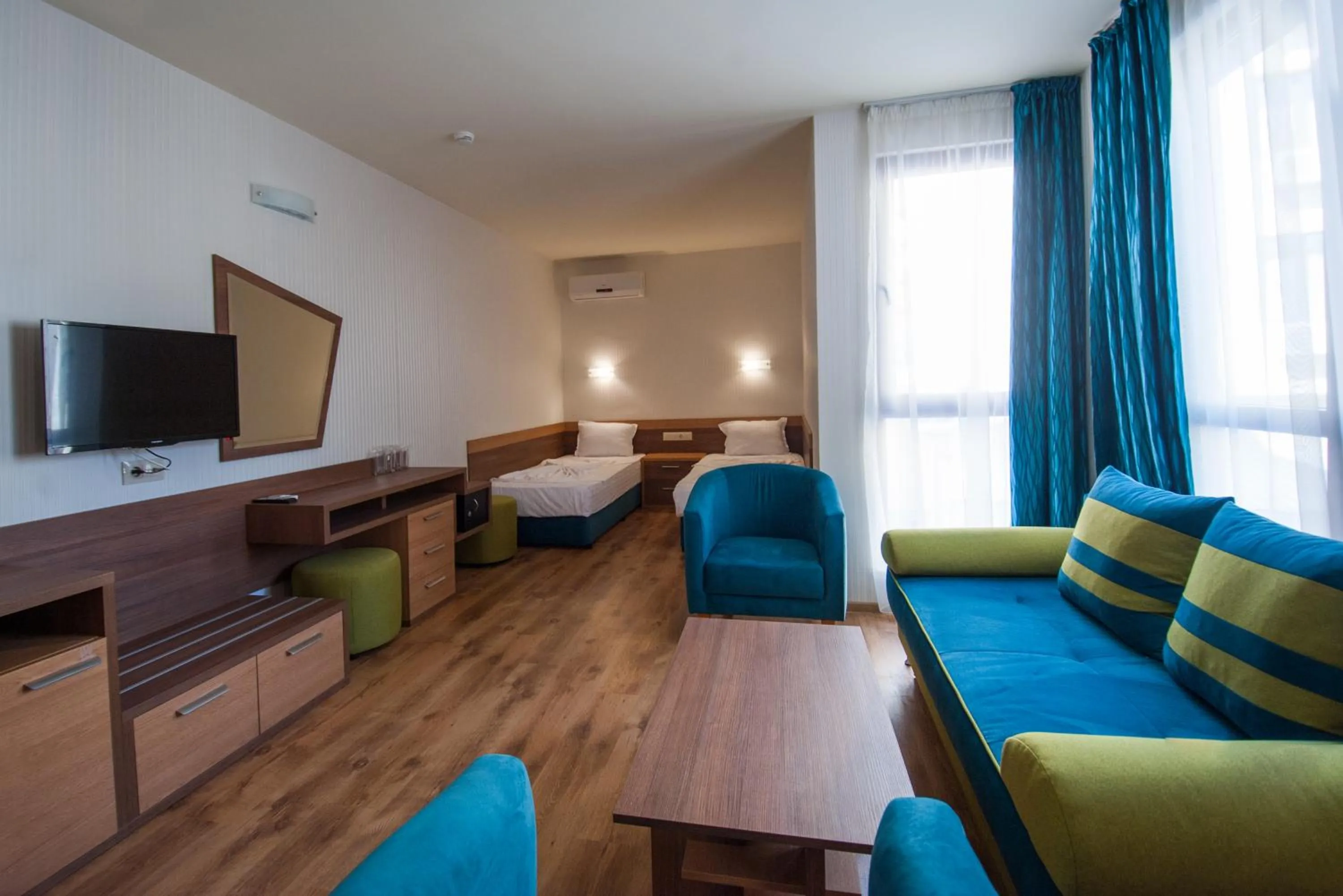 Living room, Bed in Paradise Beach Residence - Ultra All Inclusive