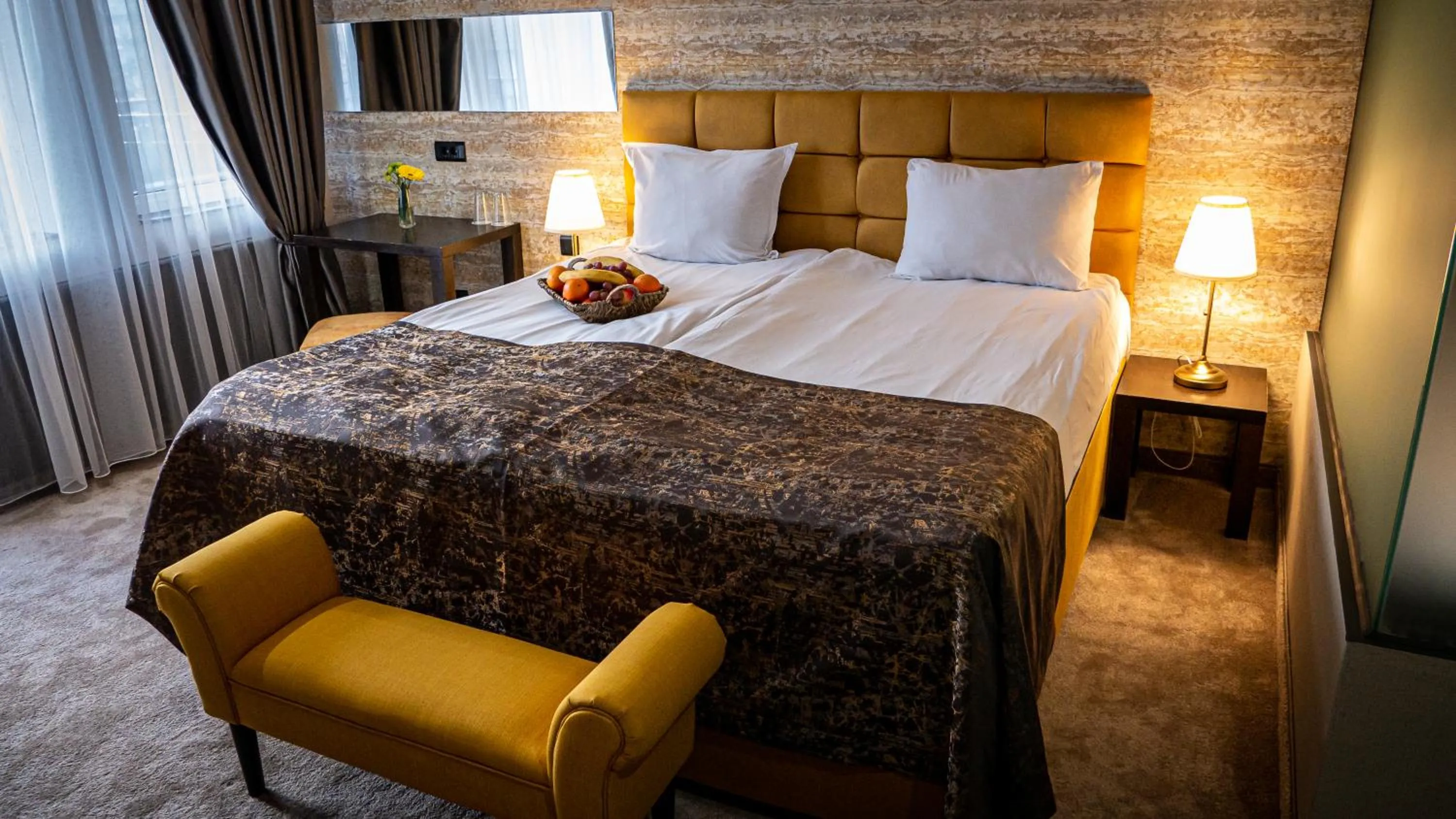 Bed in Riverside Boutique Hotel