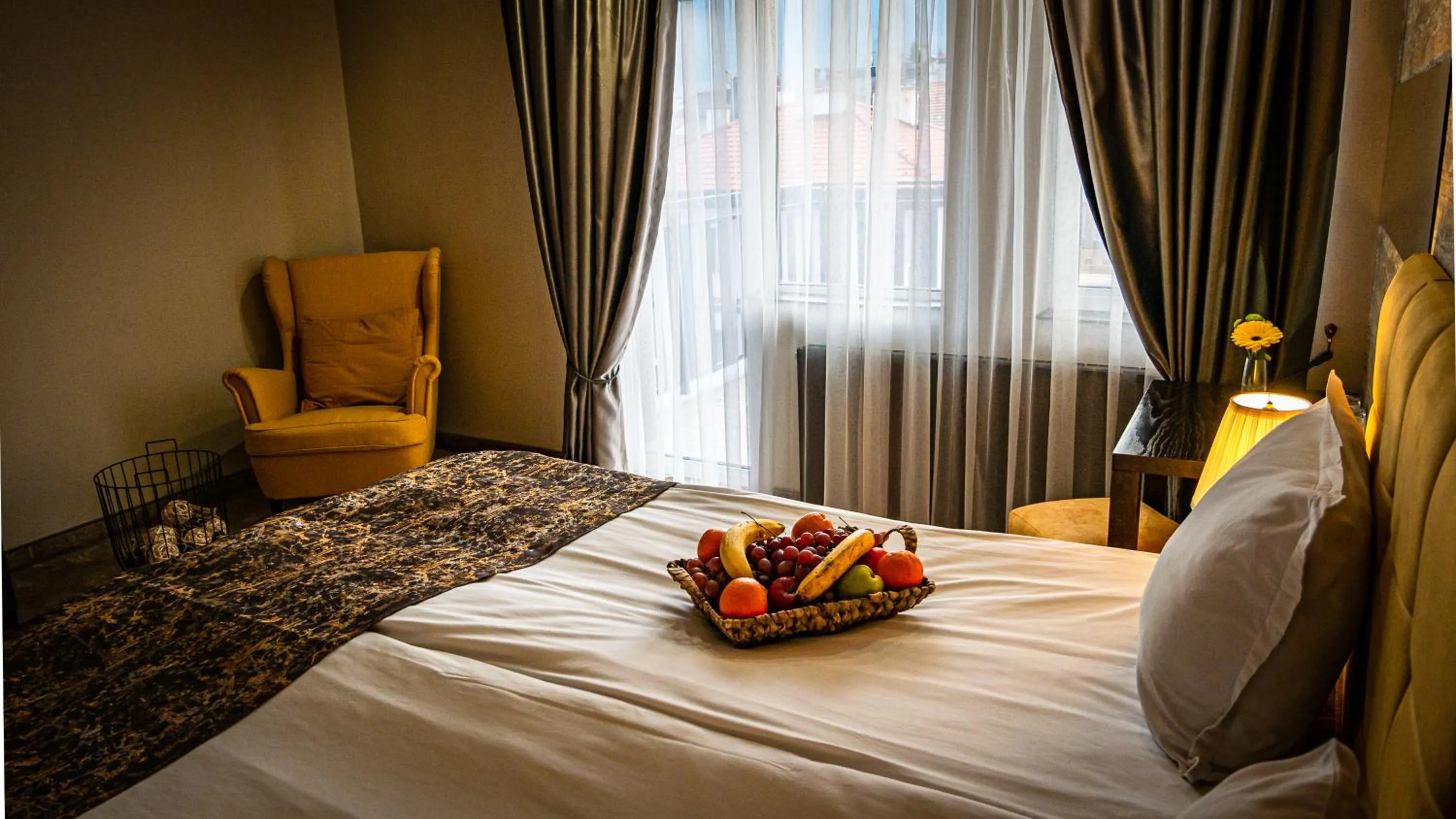 Bed in Riverside Boutique Hotel