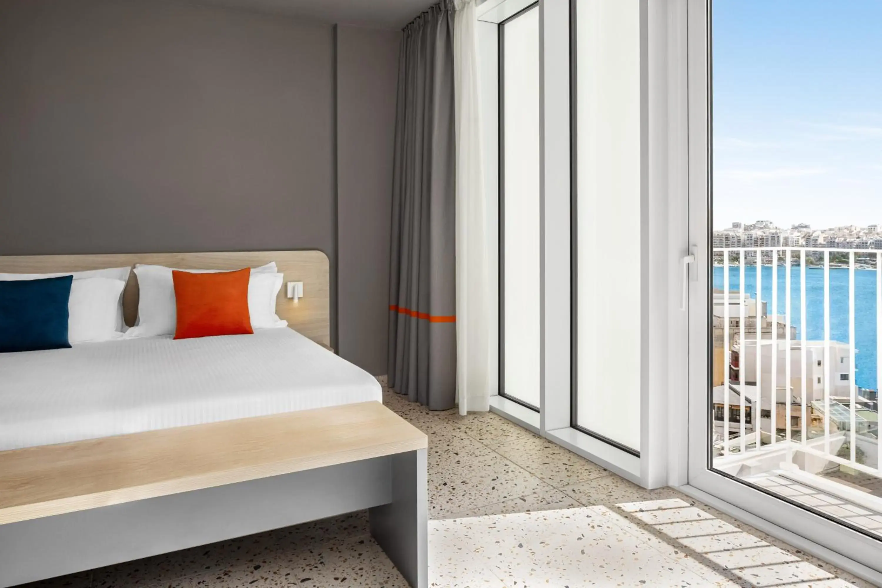 Superior Double Room with Lateral Seaview in Hotel Argento Superior Double Room with Lateral Seaview in Hotel Argento