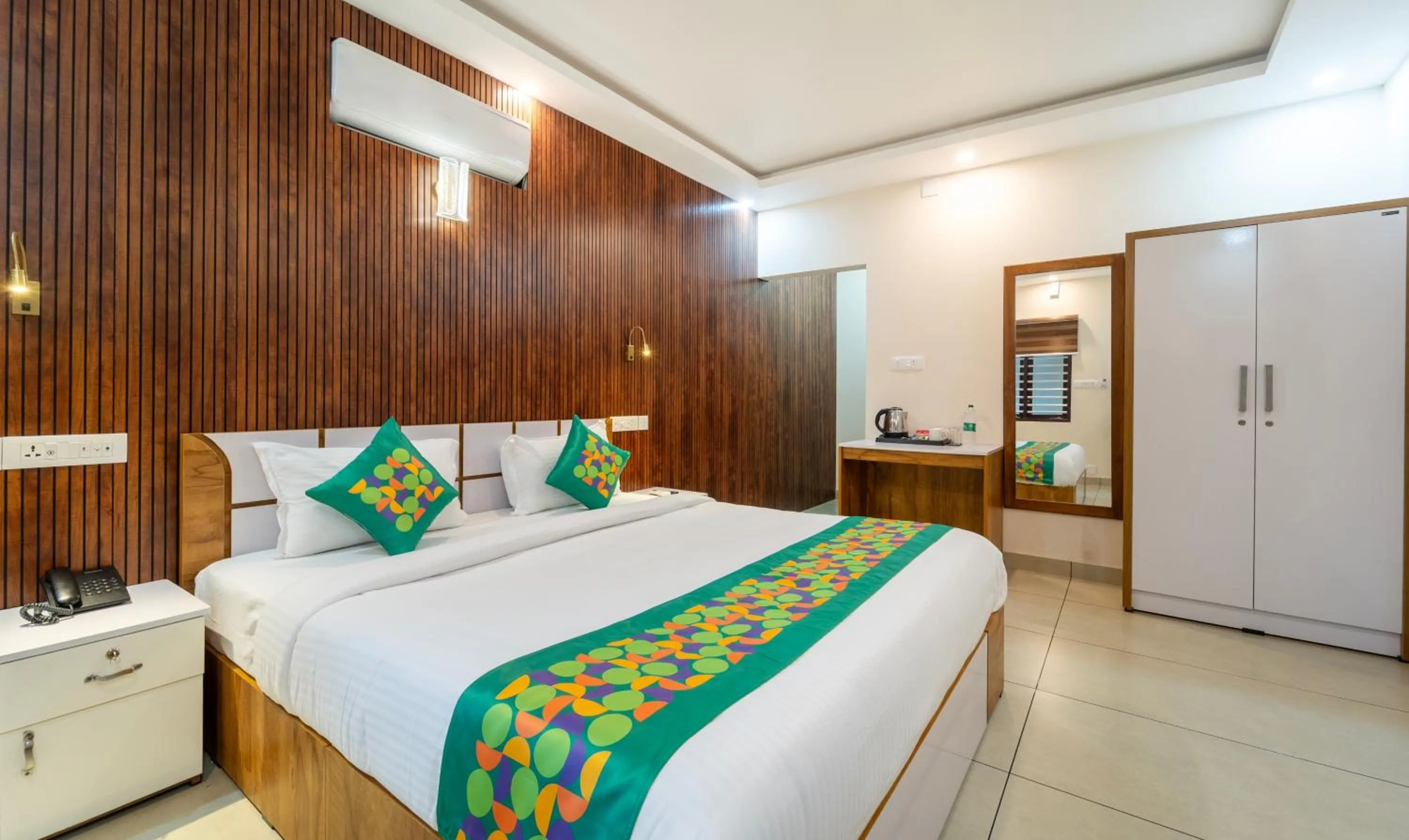 Bedroom, Bed in Treebo Thoduvas Star Plaza Cochin Airport