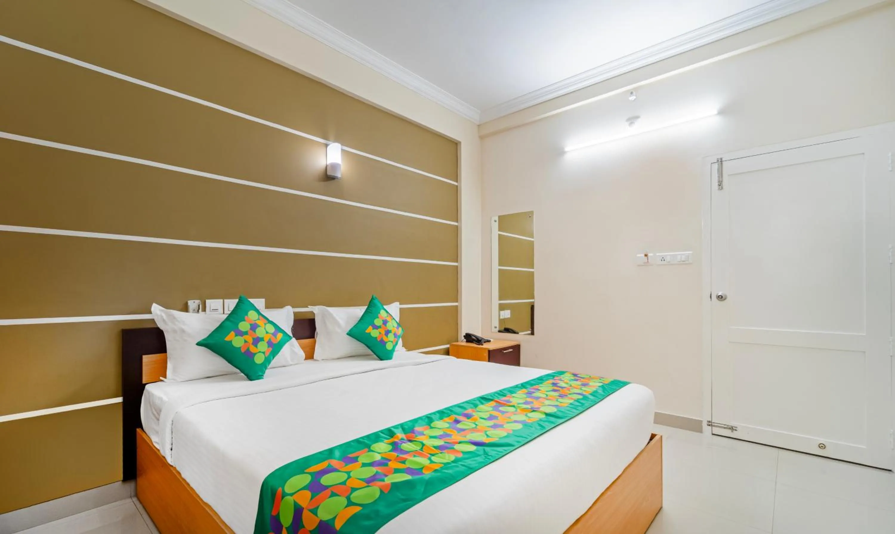 Bedroom, Bed in Treebo Thoduvas Star Plaza Cochin Airport