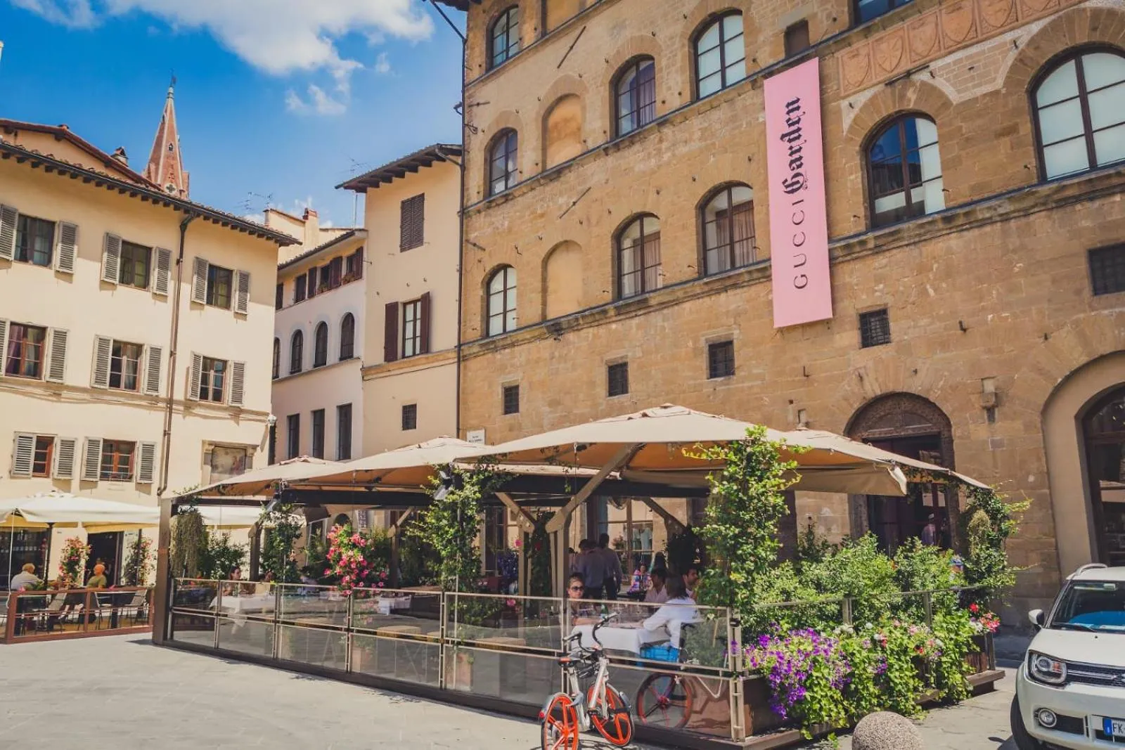 Landmark view in Gattopardo Rooms Florence