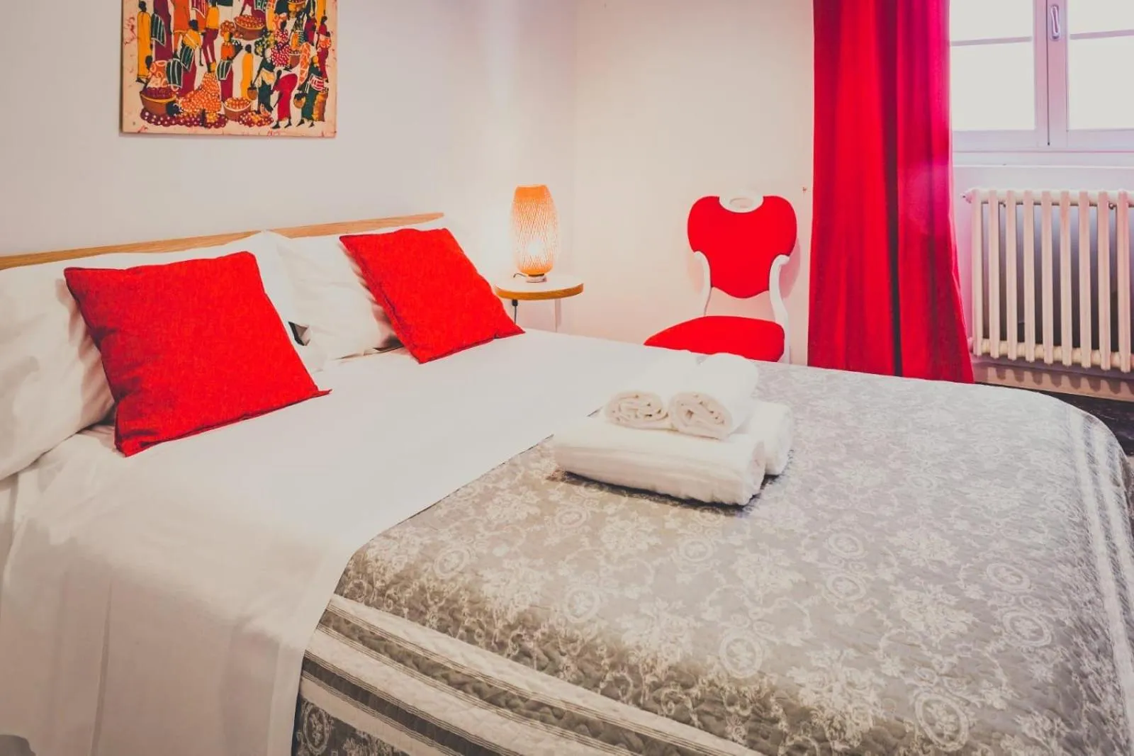 Bedroom, Bed in Gattopardo Rooms Florence