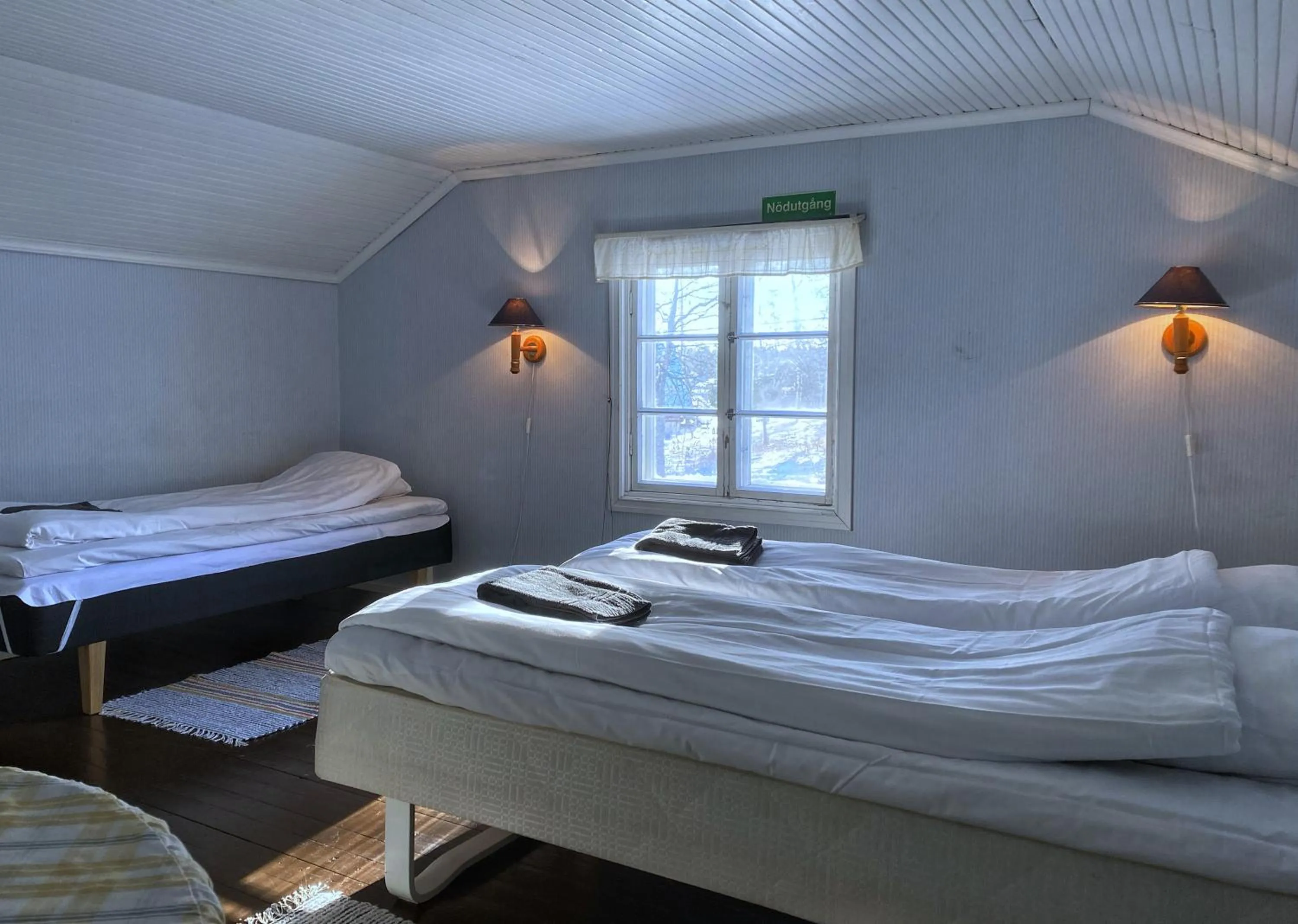 Photo of the whole room, Bed in Hotel Stallbacken Nagu