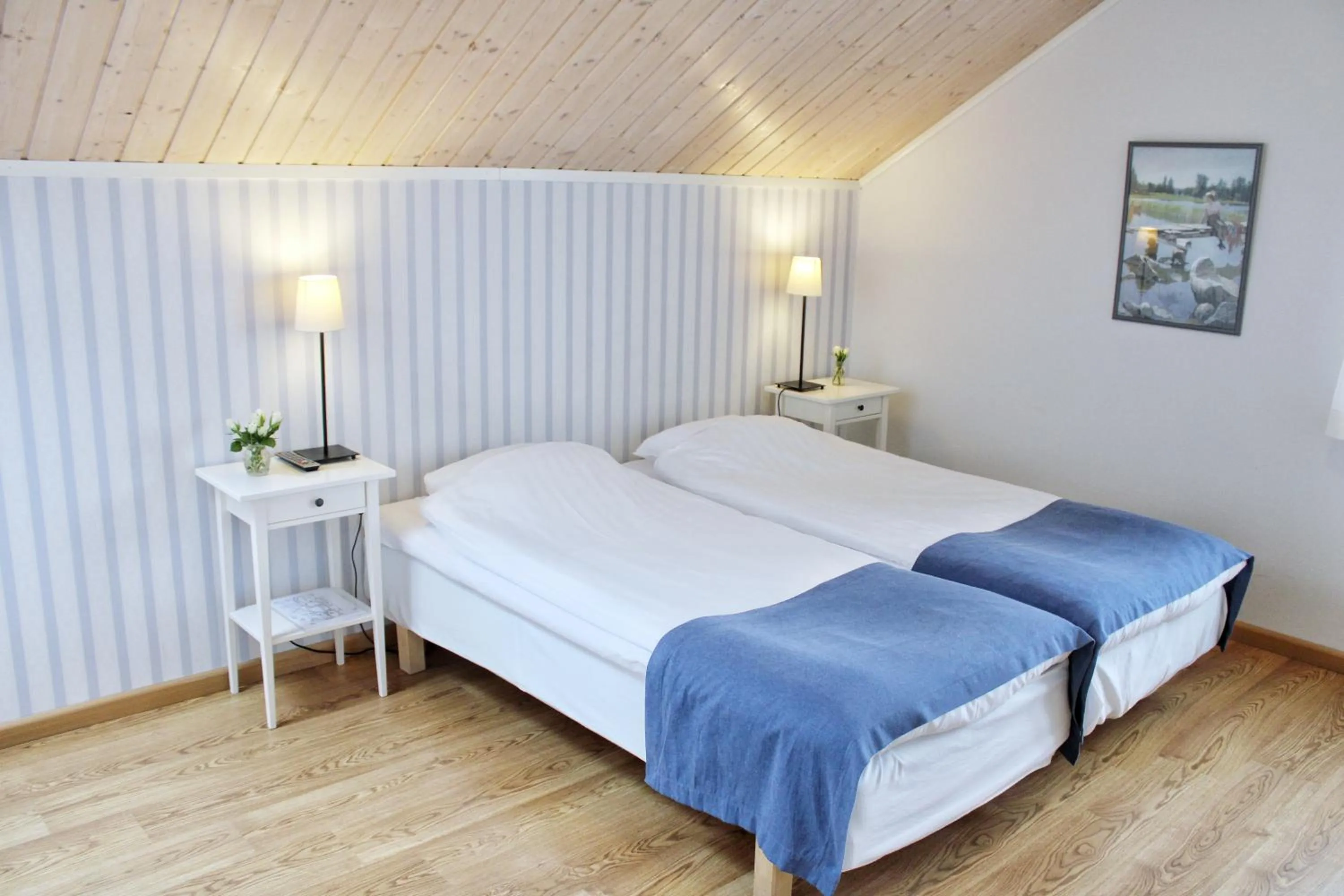 Bedroom, Bed in Hotel Stallbacken Nagu