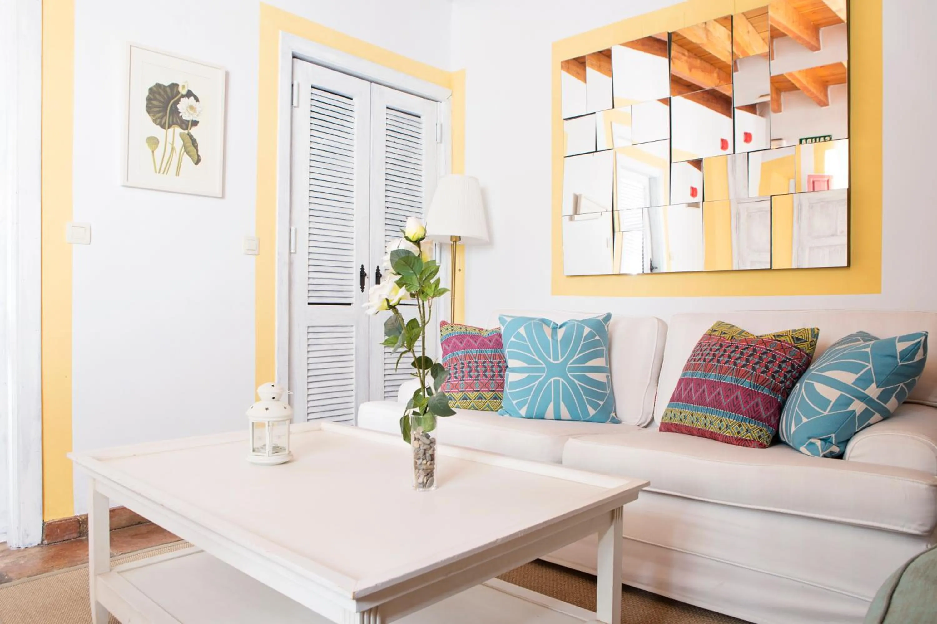 Living room in Hotel Cortijo del Arte - Caminito del Rey