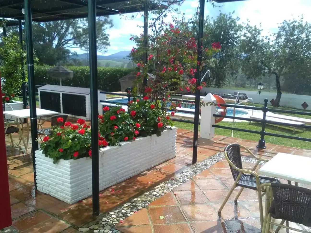 Swimming pool in Hotel Cortijo del Arte - Caminito del Rey