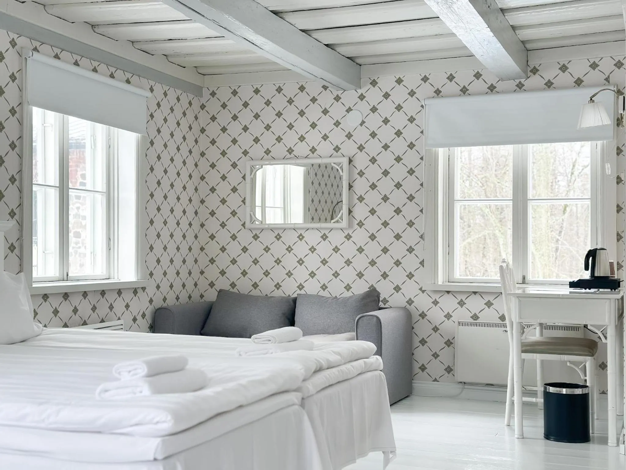 Bed in Mustion Linna / Svartå Manor